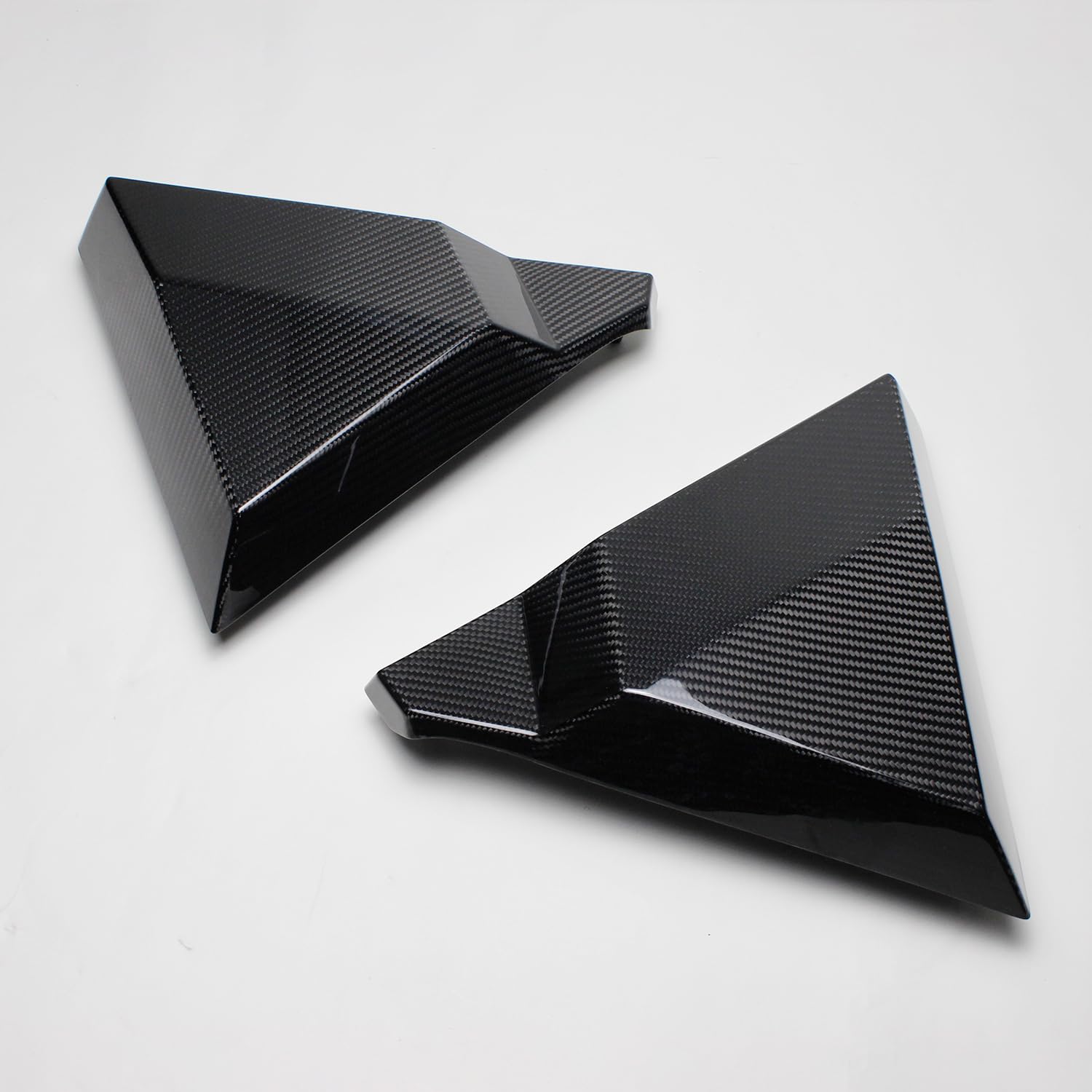 Premium 100% Black Carbon Fiber Battery Side Covers for Harley Davidson Touring Models (FLHX, FLTRX, FLHT, FLHR) - Compatible with Street Glide, Road Glide, Ultra Limited & CVO Limited 2014-2023 | Lightweight & Durable Protection for Motorcycle Batteries | Perfect for Long Rides, Custom Builds & Show Bikes