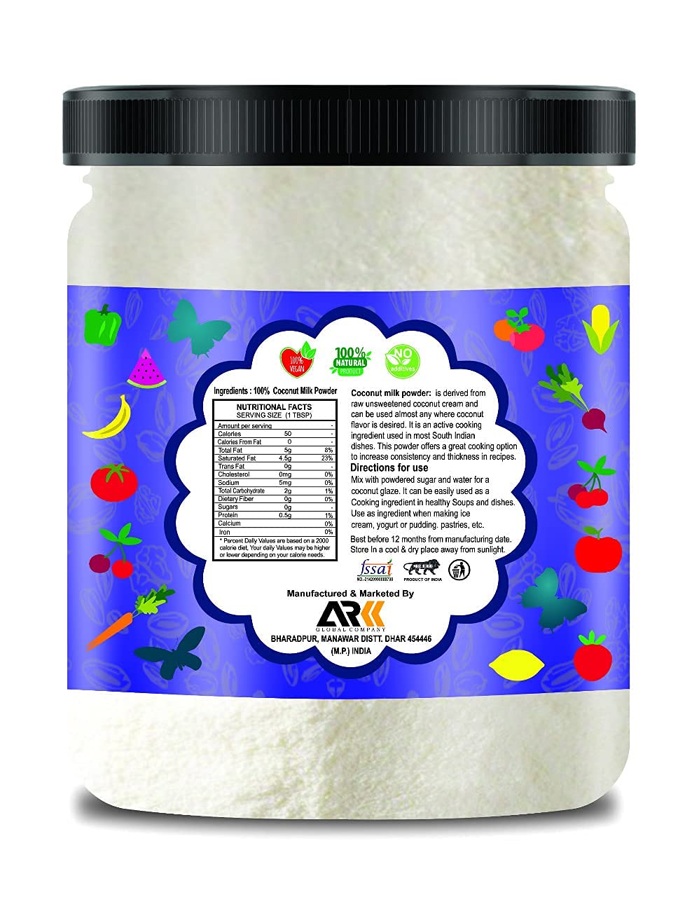 Organic Infinity Coconut Milk Powder - 100g | Keto Friendly, Dairy Free, Vegan | Perfect for Smoothies, Baking & Coffee Creamer