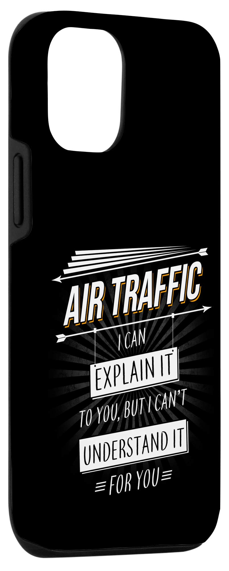 Funny Air Traffic Controller Quote iPhone 12/12 Pro Case - Perfect Gift for Aviation Enthusiasts & Air Traffic Controllers - Ideal for Work, Travel, and Everyday Use
