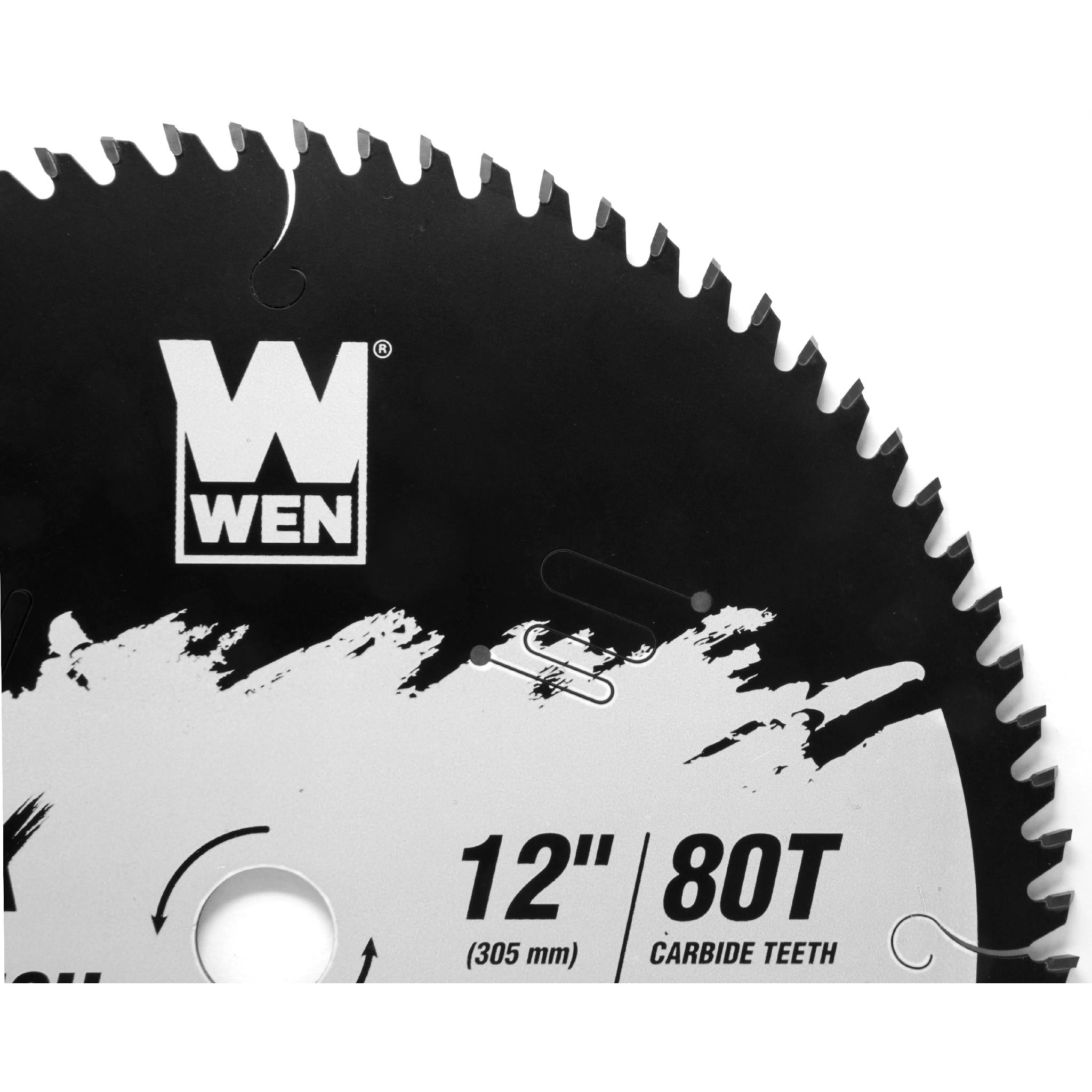 WEN BL1280C Apex 12-Inch 80-Tooth Carbide-Tipped Fine Finish Industrial Grade Woodworking Saw Blade with Cool Cut Coating - Perfect for Cabinet Making, Trim Work, and Fine Woodworking Projects