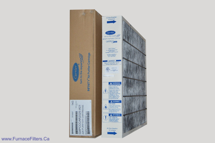 Genuine Carrier 20x25 Furnace Air Filter MERV 15 Replacement for Infinity Air Purifier - Exact Size 20 1/16