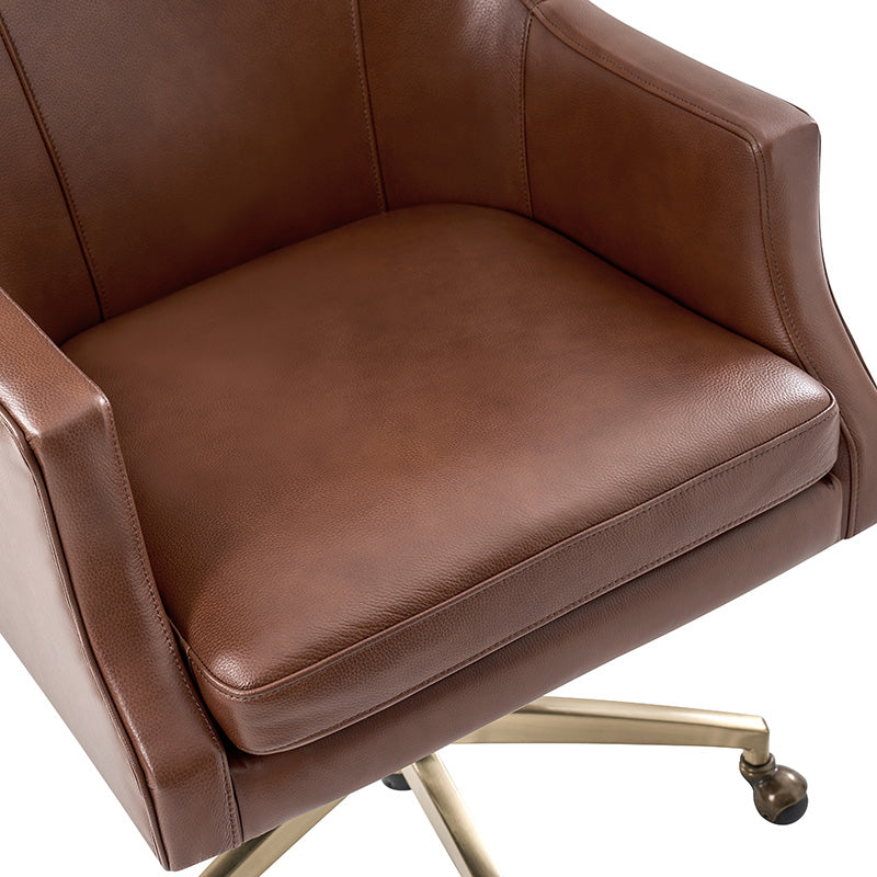 Premium Elodio Office Chairs with Genuine Leather - Ergonomic Executive Desk Chair for Home & Business Workspaces