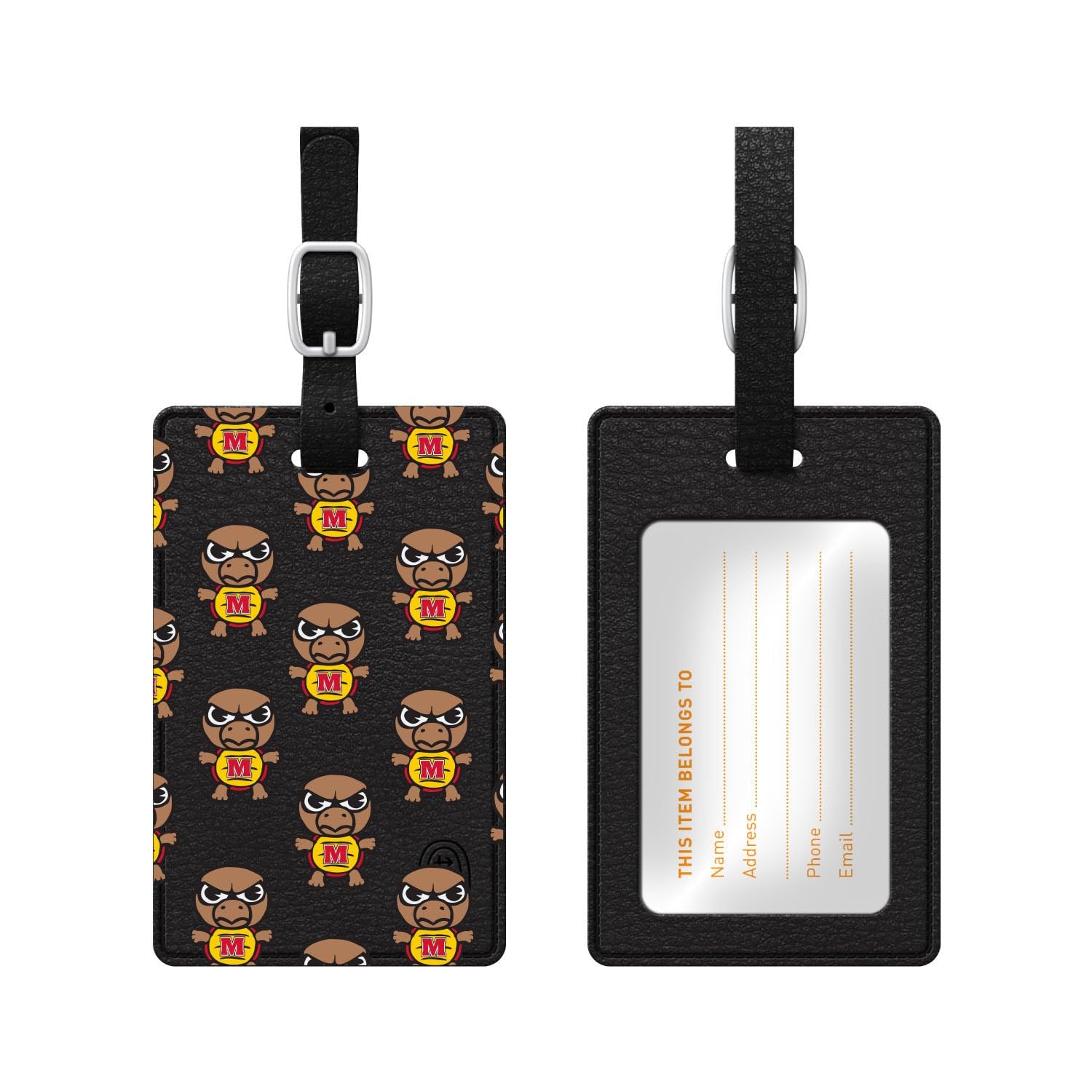University of Maryland Tokyodachi Mascot Luggage Tag - Durable Personalized Travel ID for Suitcases & Backpacks - Perfect for College Students, Alumni & Travel Enthusiasts