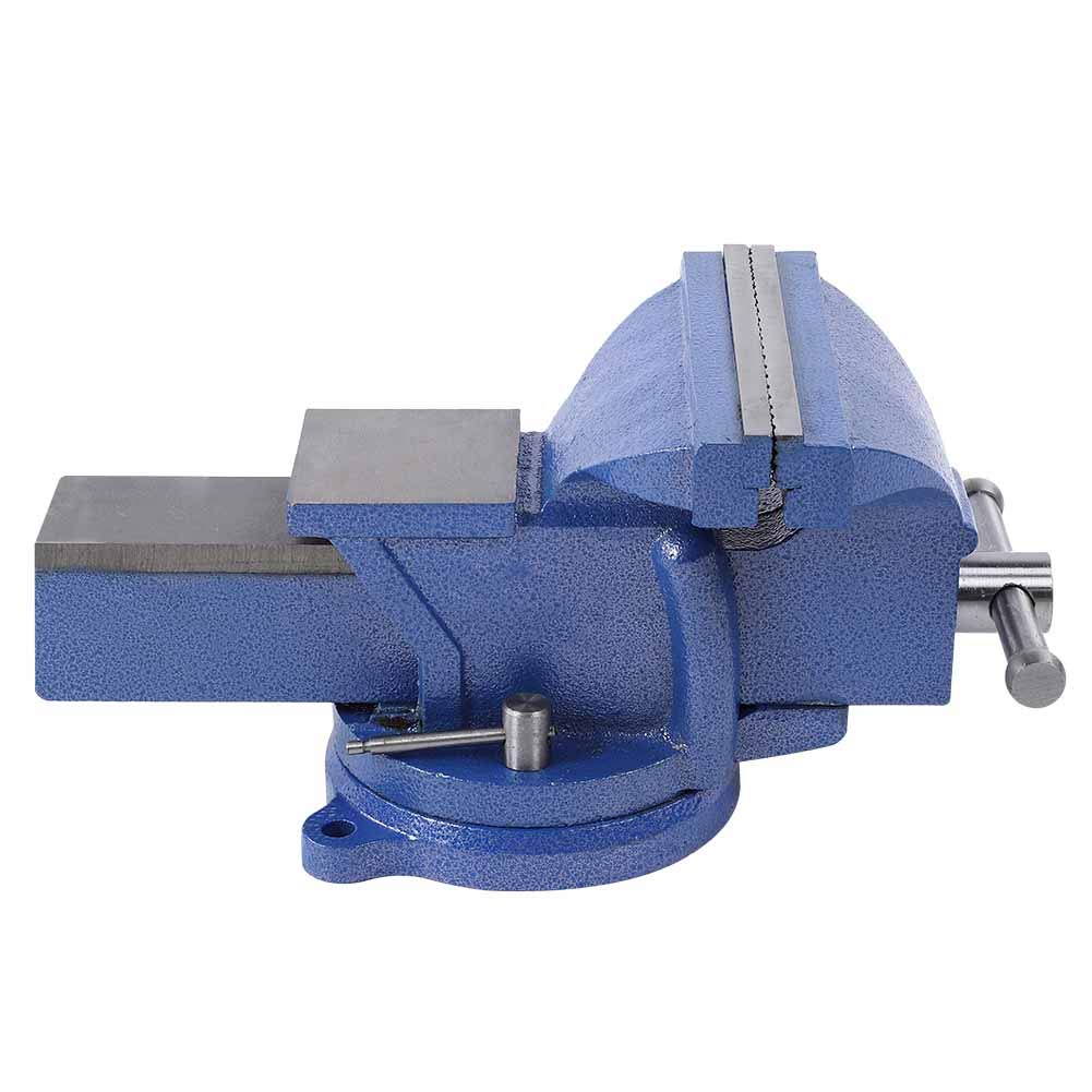 Heavy Duty 8 Inch Forged Steel Bench Vise with 360-Degree Swivel Base - Industrial Grade Reversible Workbench Clamp (14kg) - Perfect for Metalworking, Woodworking, and DIY Projects