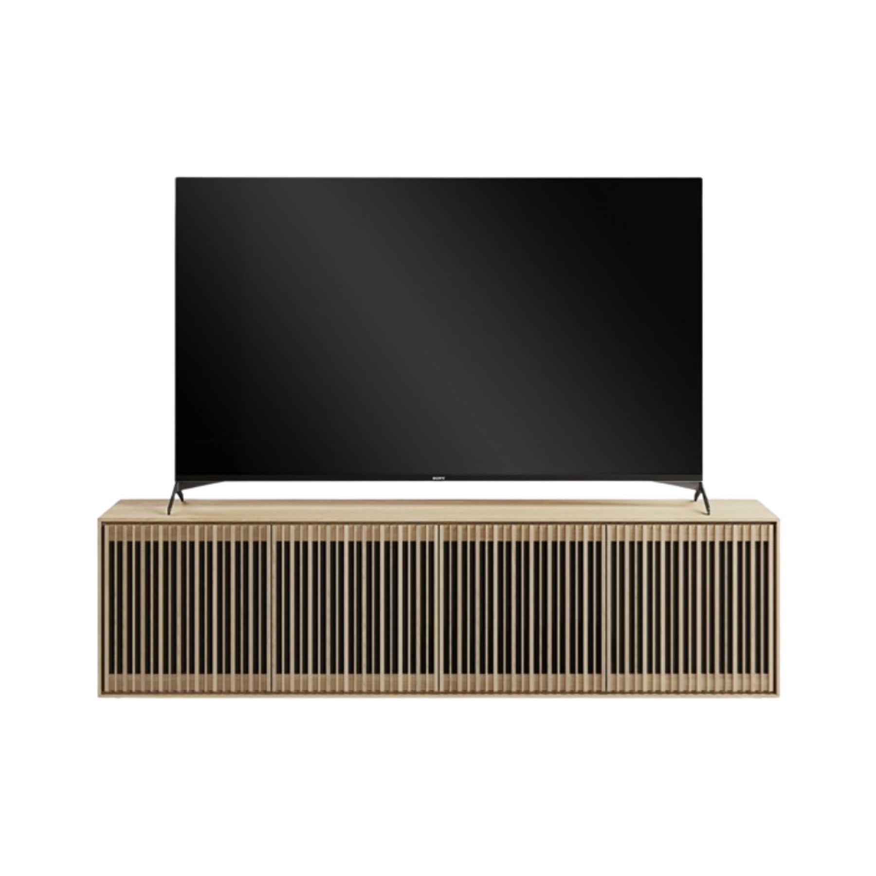 BDI Profile 8479 Modern Media Console - TV Stand with Storage for Living Room, Home Theater & Entertainment Centers - 60