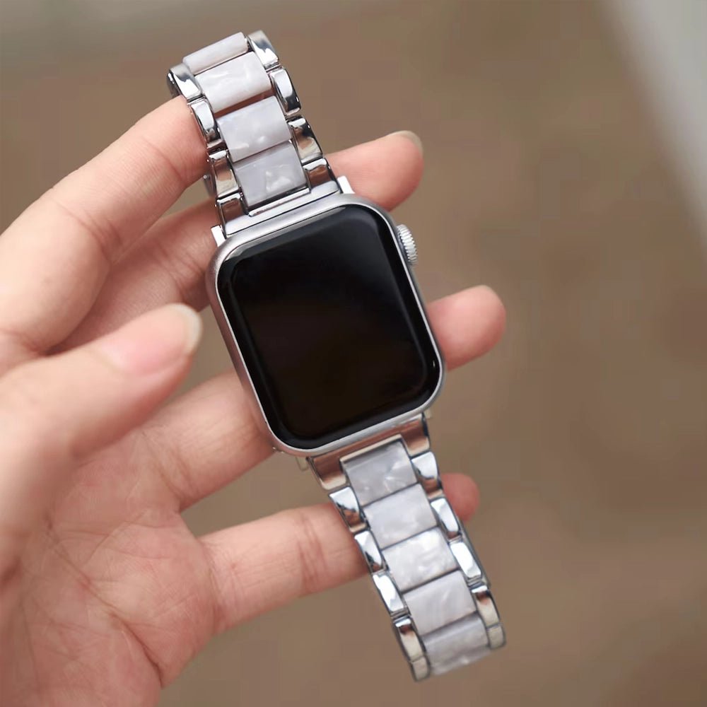 CrystalGlow Luxury Apple Watch Band for Women - Elegant & Durable Replacement Strap for Apple Watch Series 9/8/7/SE - Perfect for Workouts, Office Wear & Everyday Fashion Accessory