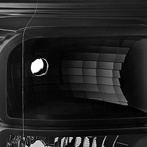 AKKON Replacement Headlights for 2011-2016 Ford F250 F350 F450 F550 Super Duty Pickup Truck - Black LED Lamps Pair - Perfect for Night Driving & Off-Road Adventures