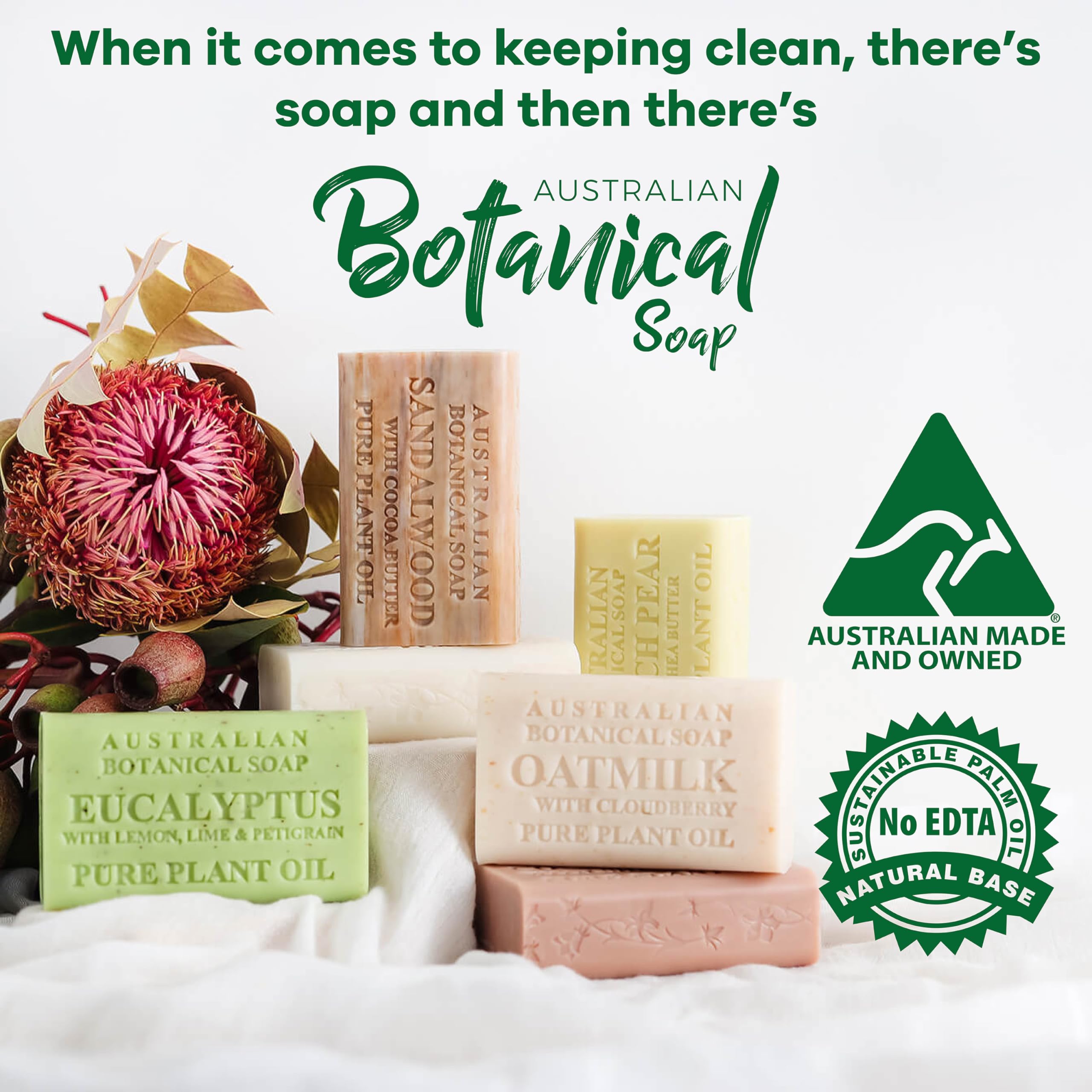 Premium Australian Manuka Honey & Jojoba Oil Botanical Soap Bar (6.6 oz) - Enriched with Shea Butter for Moisturizing & Nourishing Skin - Perfect for Daily Face & Body Care, Spa Treatment & Gift Sets
