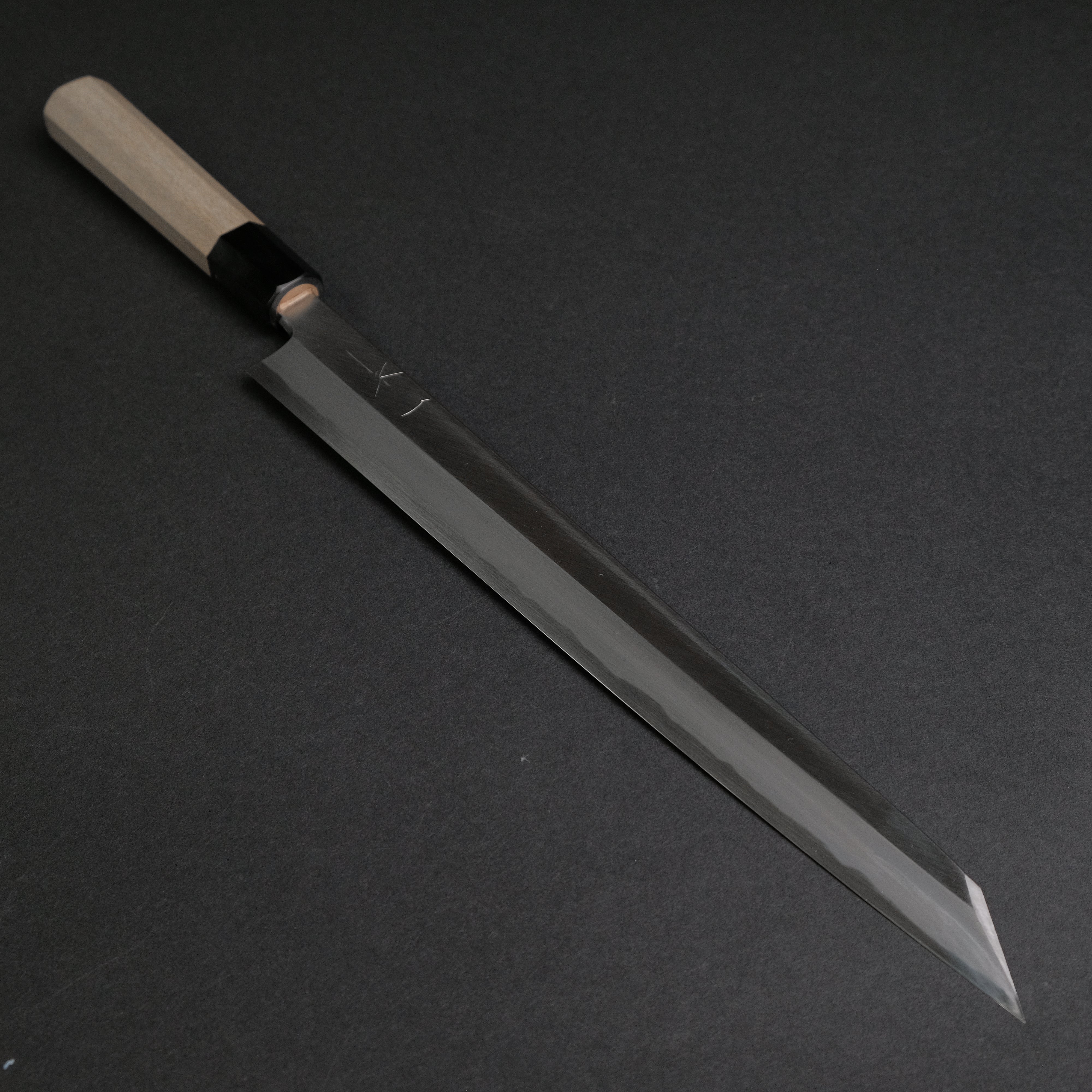 Hitohira Tanaka Mosuke Blue #1 Kiritsuke Yanagiba 300mm Japanese Chef Knife - Premium Ho Wood Handle with Saya - Perfect for Sushi, Sashimi & Precision Slicing