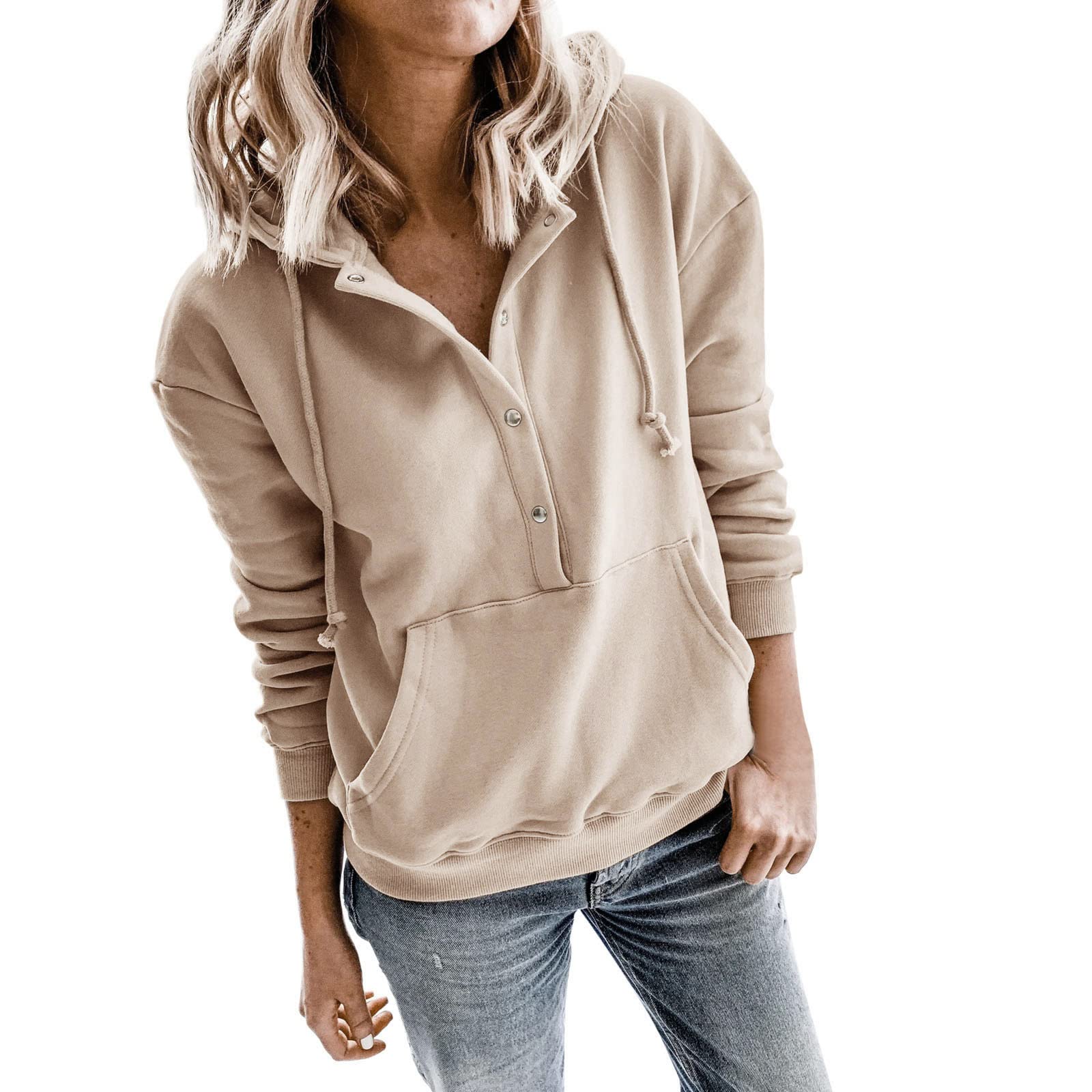 Women's Long Sleeve Oversized Crew Neck Pullover Sweater - Solid Color Fall Tops & Long Dresses for Women | Perfect for Autumn Layering, Casual Outfits & Office Wear