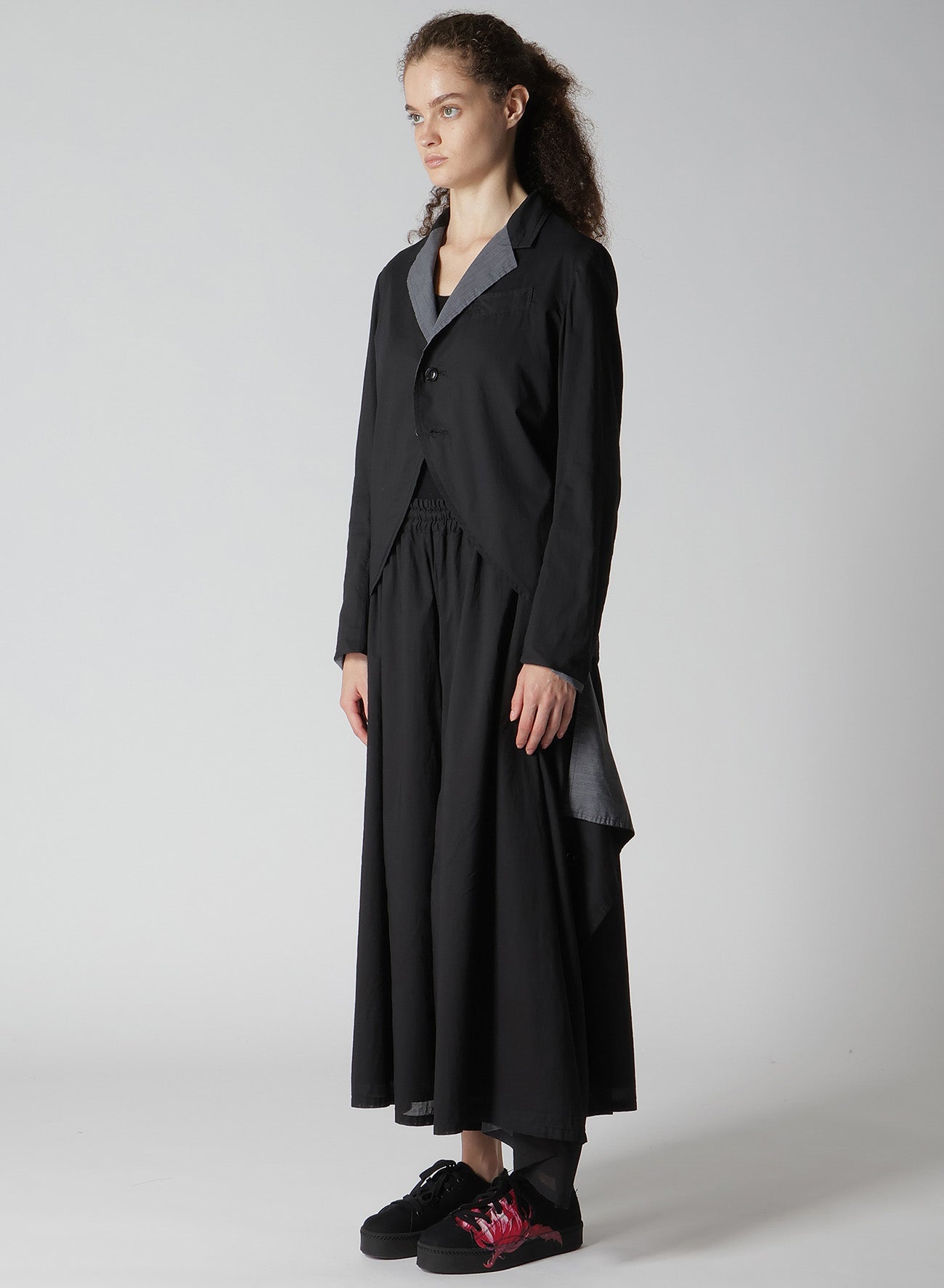 Cotton Lawn Garment Dyed Swallowtail Jacket for Women - Lightweight Summer Blazer for Office, Wedding & Outdoor Events
