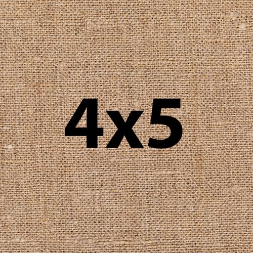 Burlap 4X5 Inches