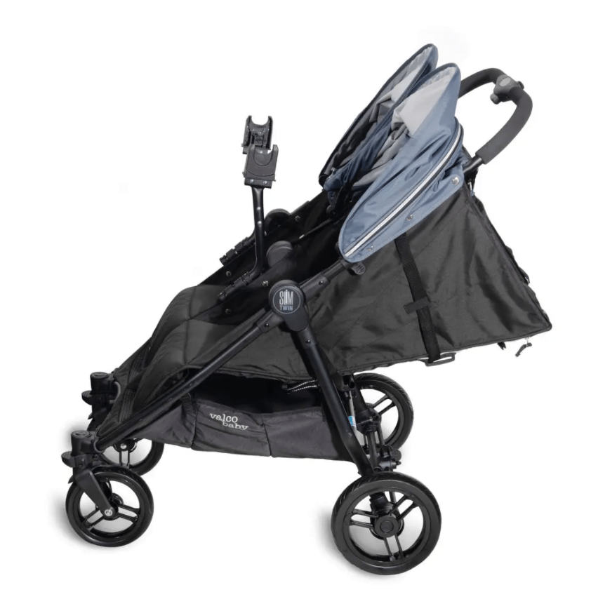 Valco Baby Car Seat Adapter - Universal Fit for Maxi Cosi, Nuna & Slim Twin Strollers | Safe & Easy Installation for Travel System Compatibility | Perfect for City Walks, Shopping Trips & Family Outings