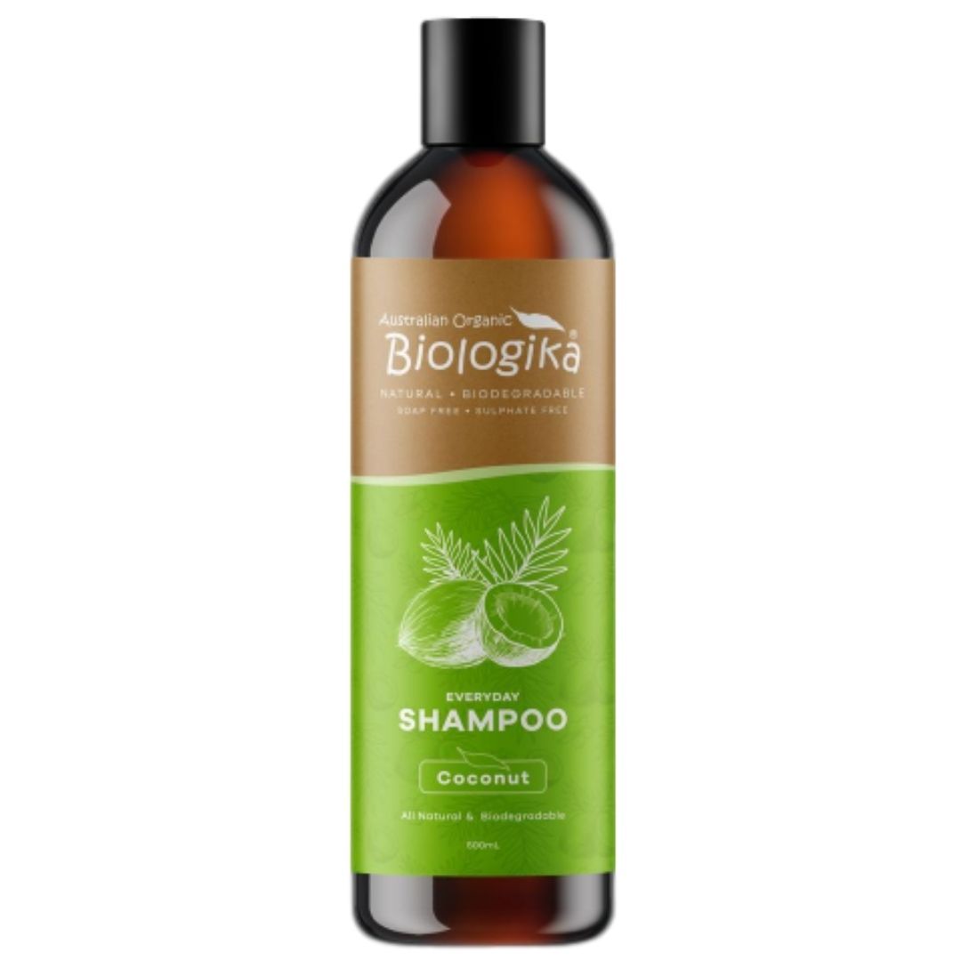 Biologika Coconut Shampoo for Dry & Damaged Hair - Natural Moisturizing & Nourishing Hair Care - Perfect for Daily Use & Salon Results at Home