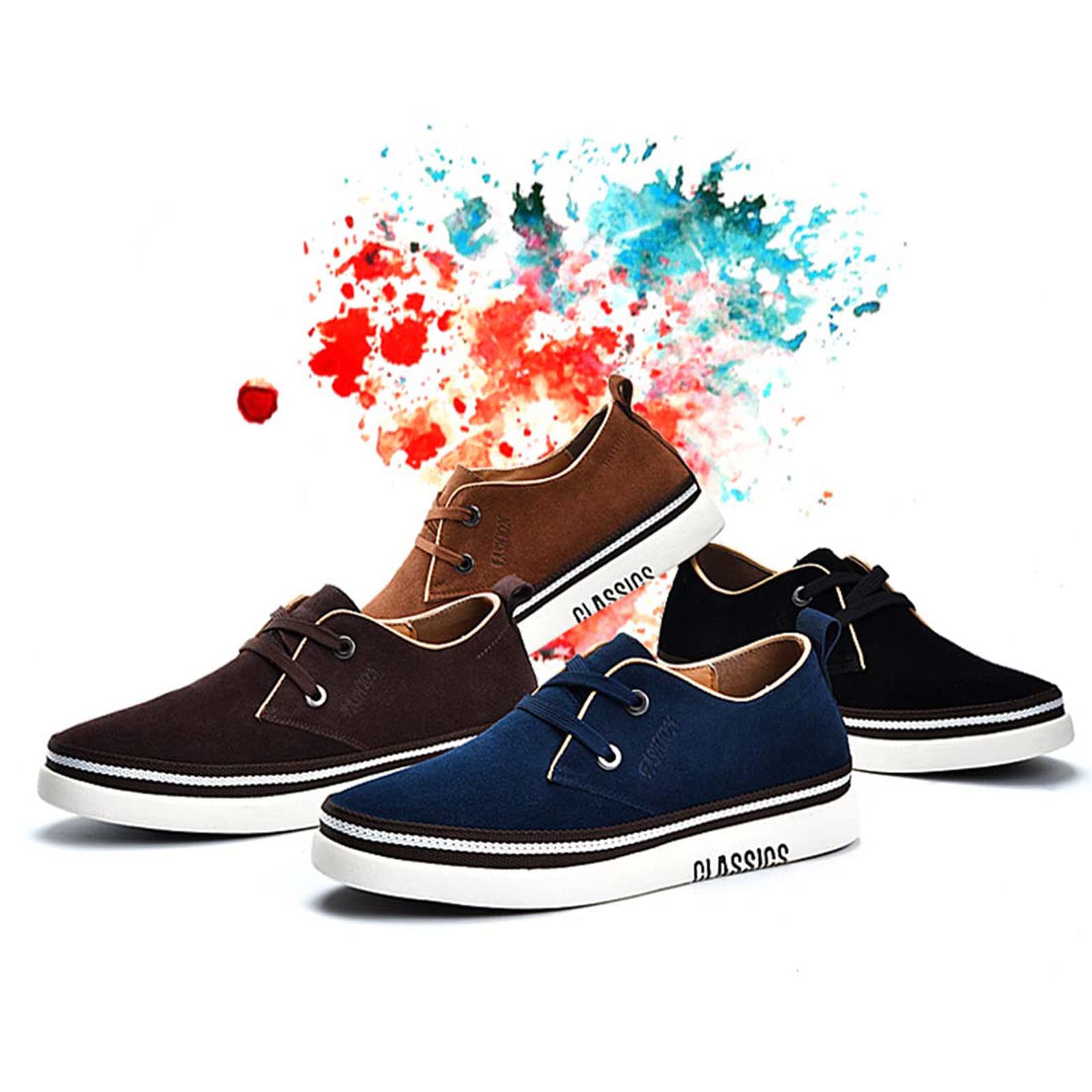 Men's Invisible Elevator Shoes for Height Increase - Nubuck Leather Lace-Up Dress Shoes | Comfortable & Stylish for Work, Dating & Formal Occasions