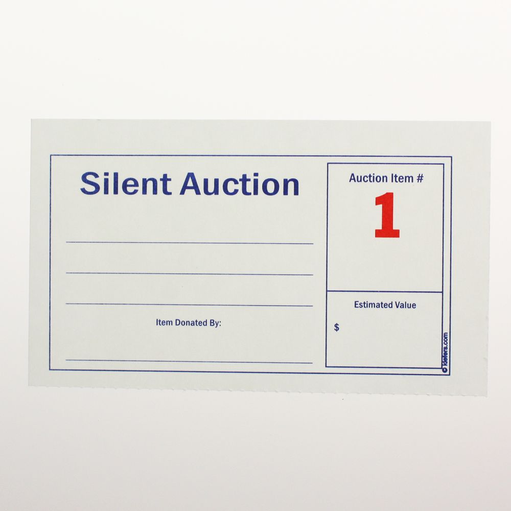 Silent Auction Numbered Display Cards - 250 Pack | Bidding Paddles for Fundraising Events, Charity Auctions & Classroom Activities