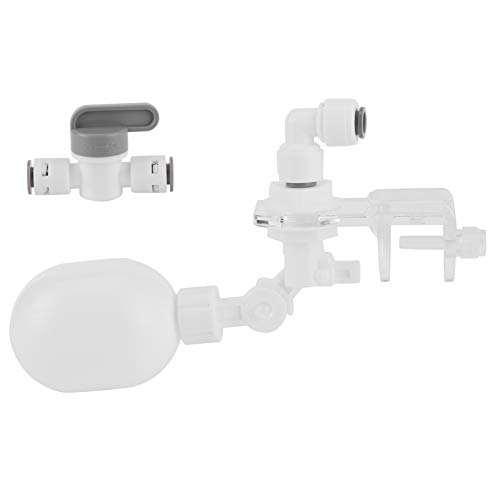 Automatic Float Valve - Water Level Controller for Aquariums & Pet Water Bowls | Floating Ball Valve, Automatic Water Filler | Perfect for Fish Tanks, Reptile Habitats & Pet Drinking Fountains
