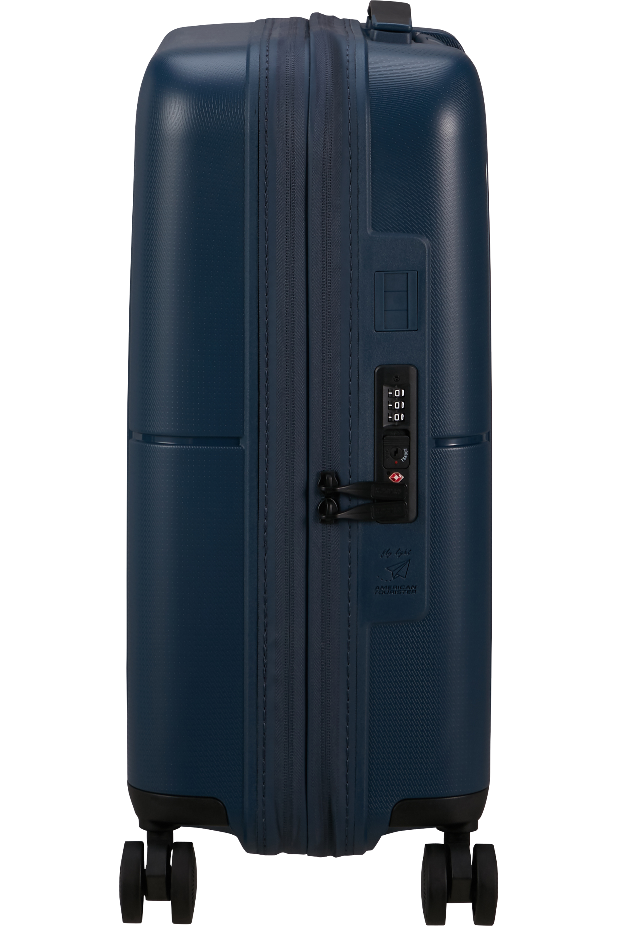 American Tourister Dashpop 55cm Cabin Spinner Luggage - Midnight Blue | Lightweight Carry-On Suitcase for Air Travel & Weekend Getaways