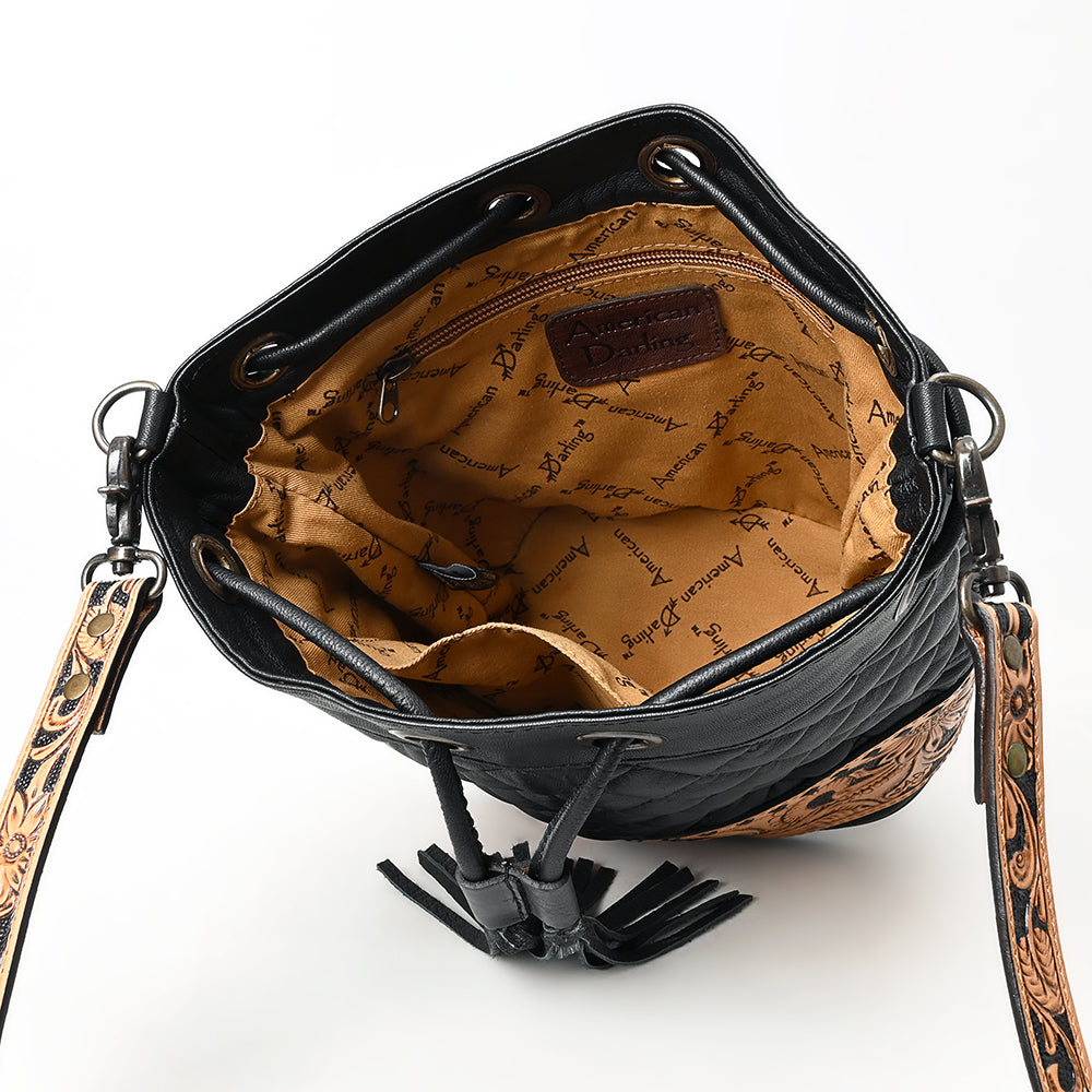 ADBG1670 Genuine Leather Women's Bucket Bag - Handcrafted Leather Purse for Women | Perfect for Work, Travel & Everyday Use
