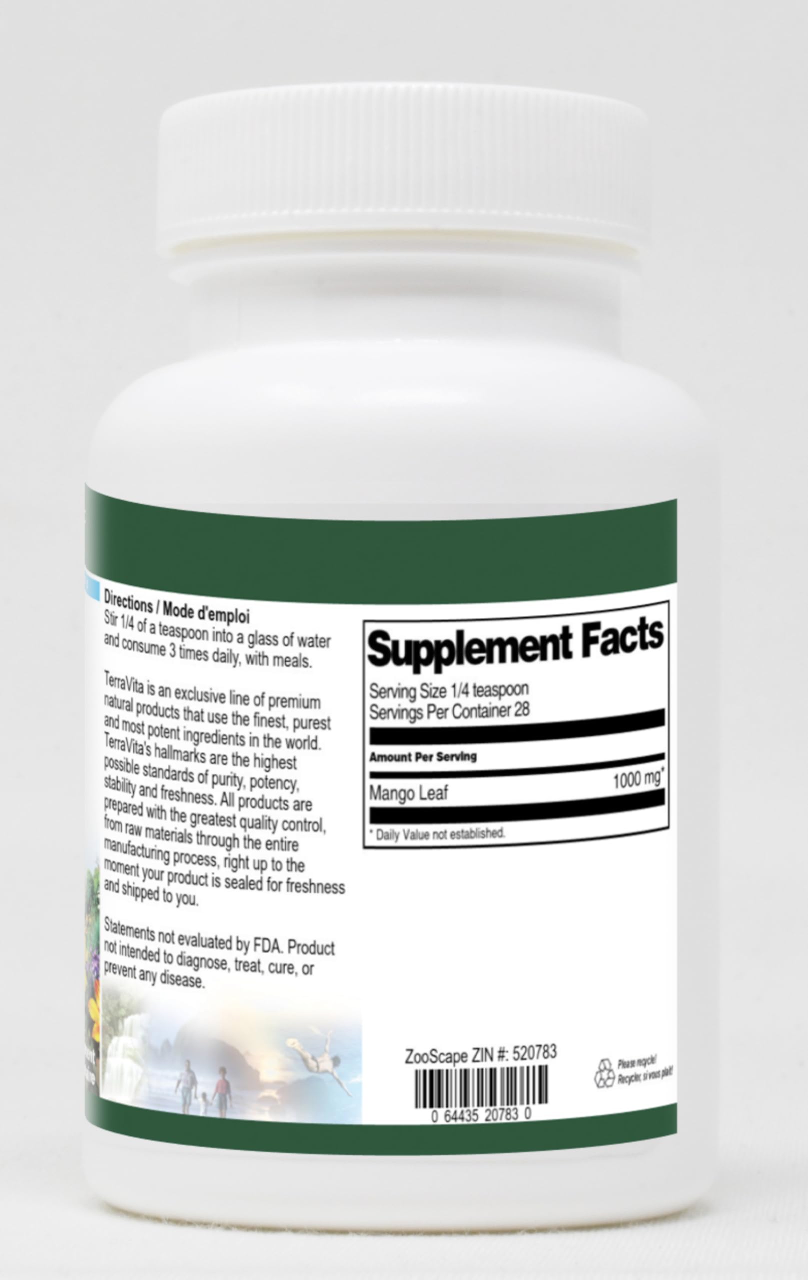 Organic Mango Leaf Powder (1 oz, 3-Pack) - Premium Quality, Natural Herbal Supplement for Tea, Smoothies & Wellness - ZIN: 520783 | Perfect for Detox, Skin Care & Ayurvedic Remedies