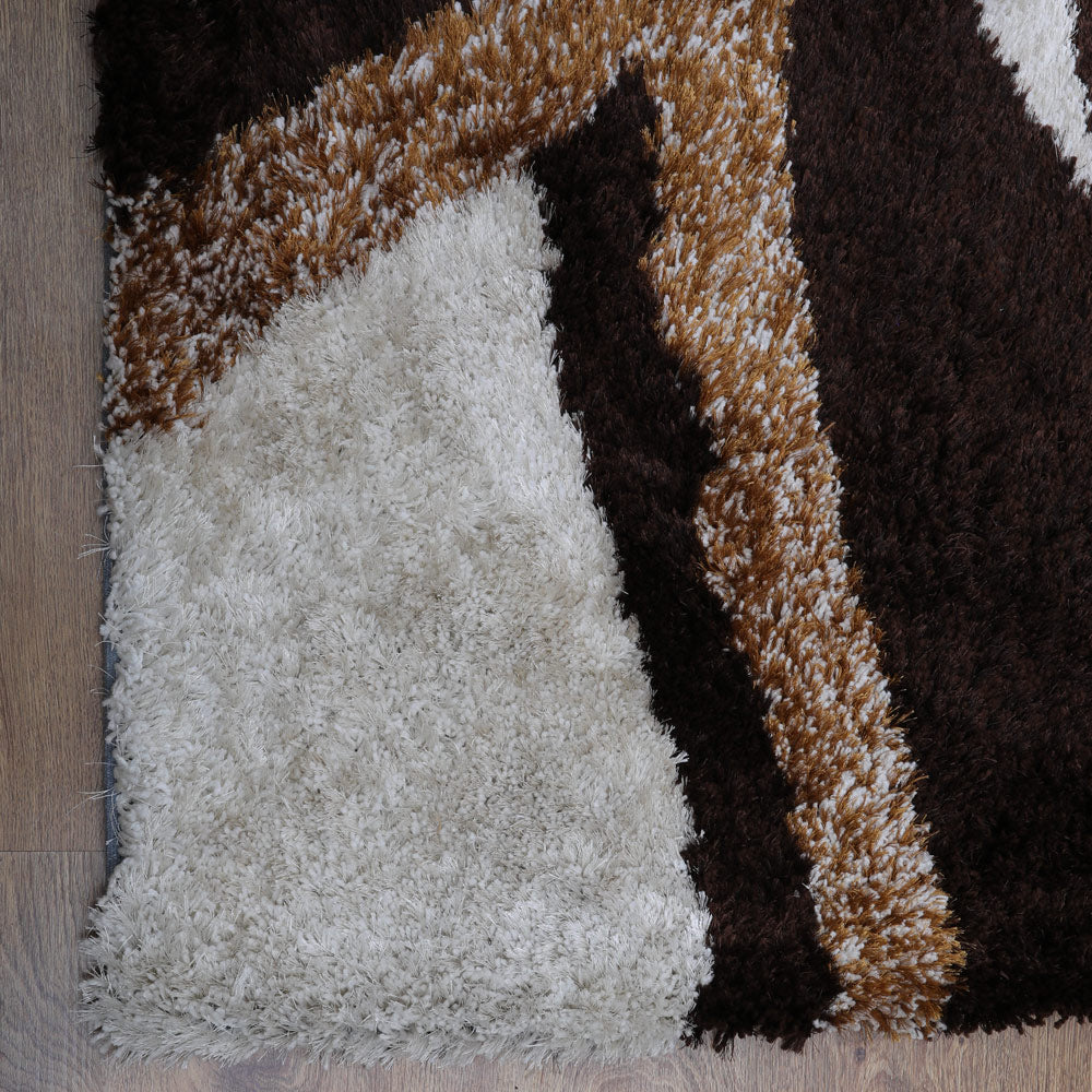 Hand Tufted Wool Area Rug - Soft & Durable Non-Slip Living Room Carpet - Perfect for Bedroom, Nursery, or Office Decor (5'x8', Beige)