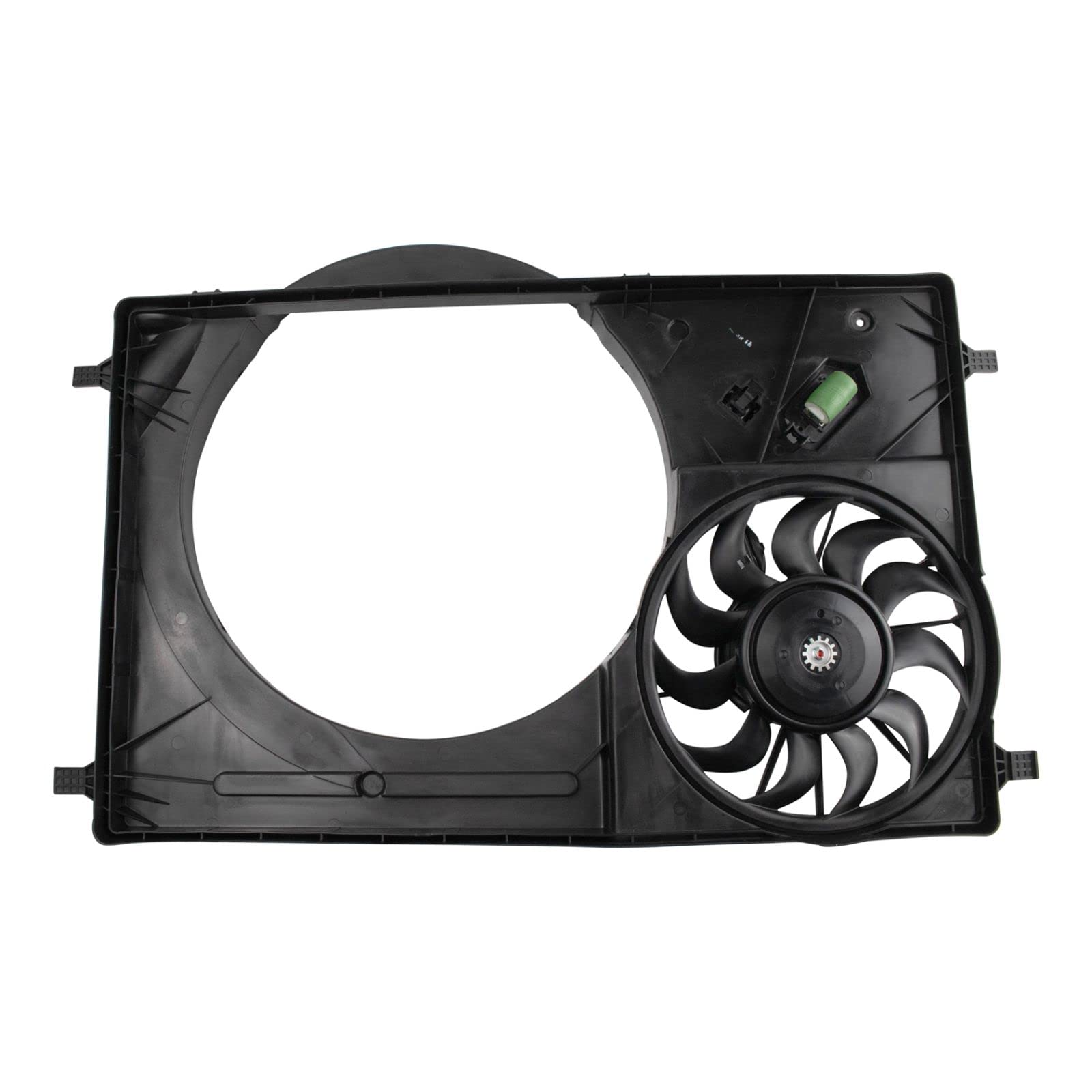 High-Performance Radiator Cooling Fan Assembly for 2015-2019 Ford Transit 150/250/350/350 HD - Replacement Part FO3115218 - Perfect for Engine Overheating Prevention & Heavy-Duty Cooling