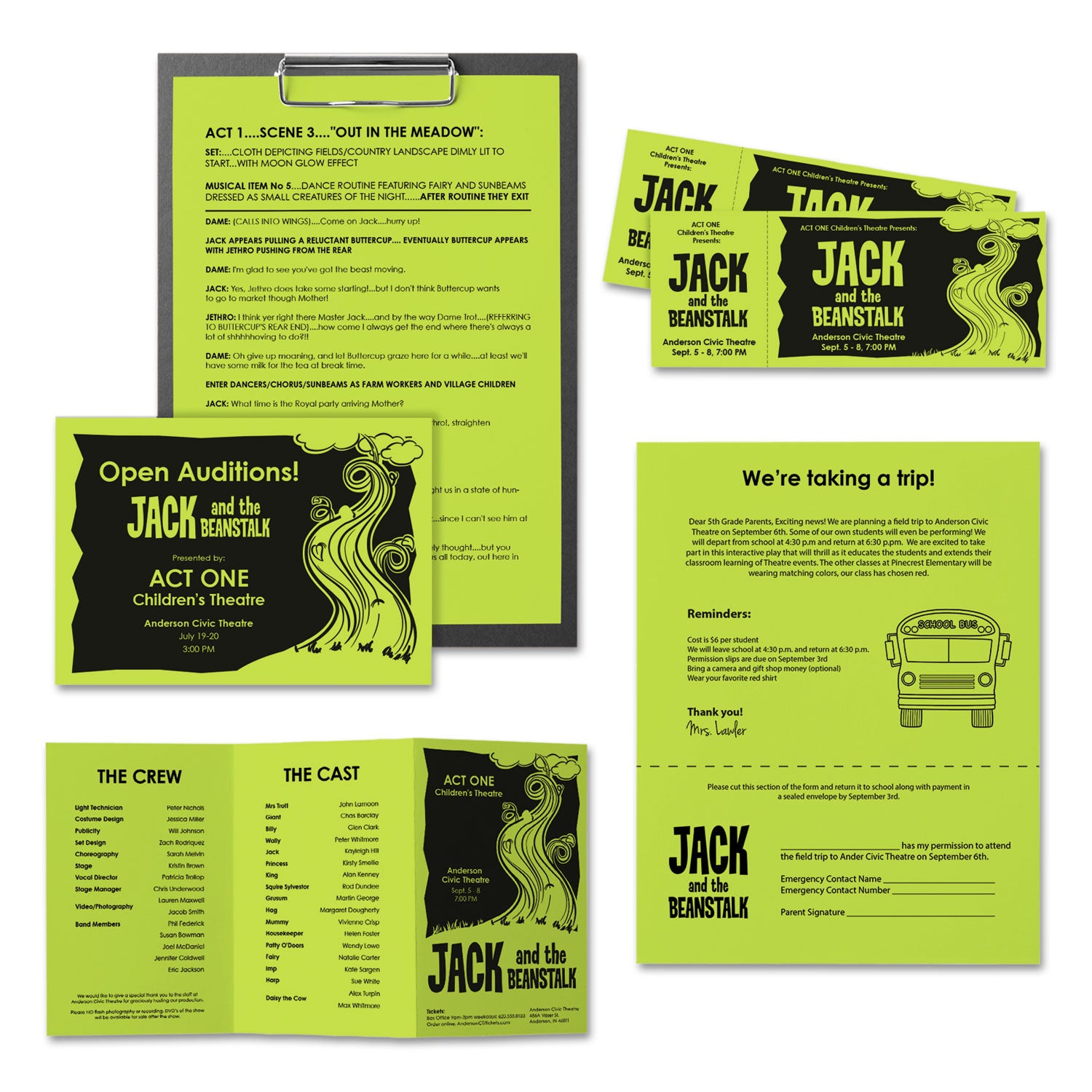 Astrobrights® Vulcan Green Colored Paper - 24 lb Bond Weight, 8.5 x 11 Inches, 500 Sheets per Ream - Perfect for Office Documents, School Projects & Creative Crafts