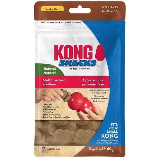 Premium KONG Liver Dog Treats - Natural & Healthy Training Rewards for Small & Large Dogs - Perfect for Training, Chewing & Dental Health