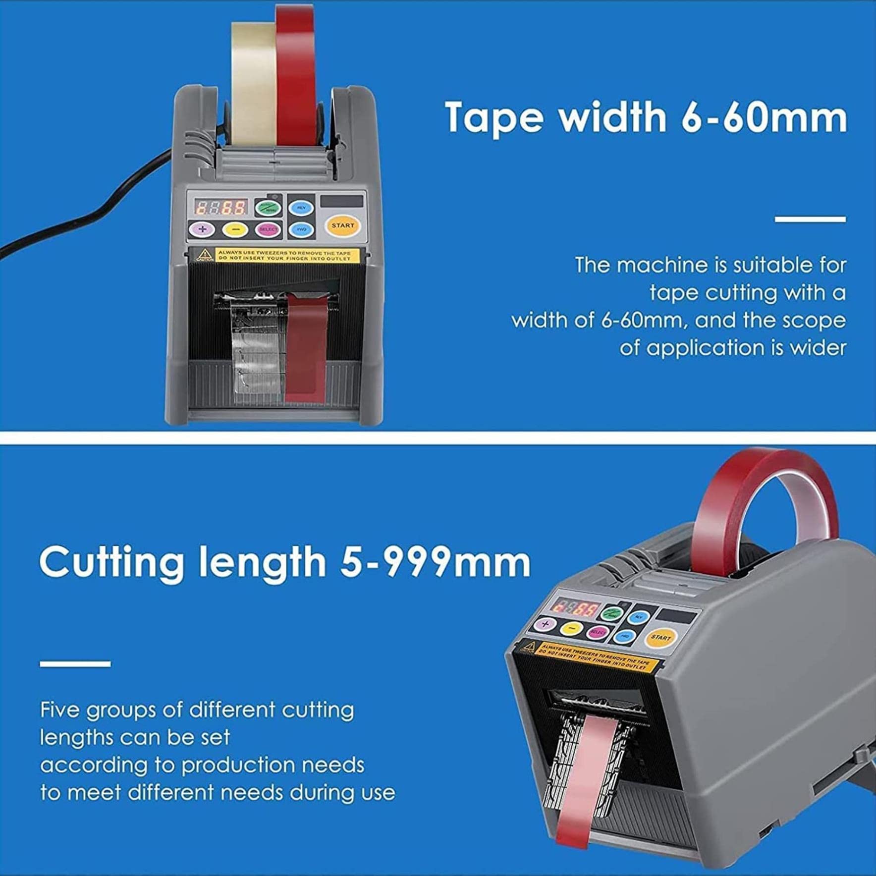 SEVEEZ Automatic Tape Dispenser & Electric Tape Cutter - 39