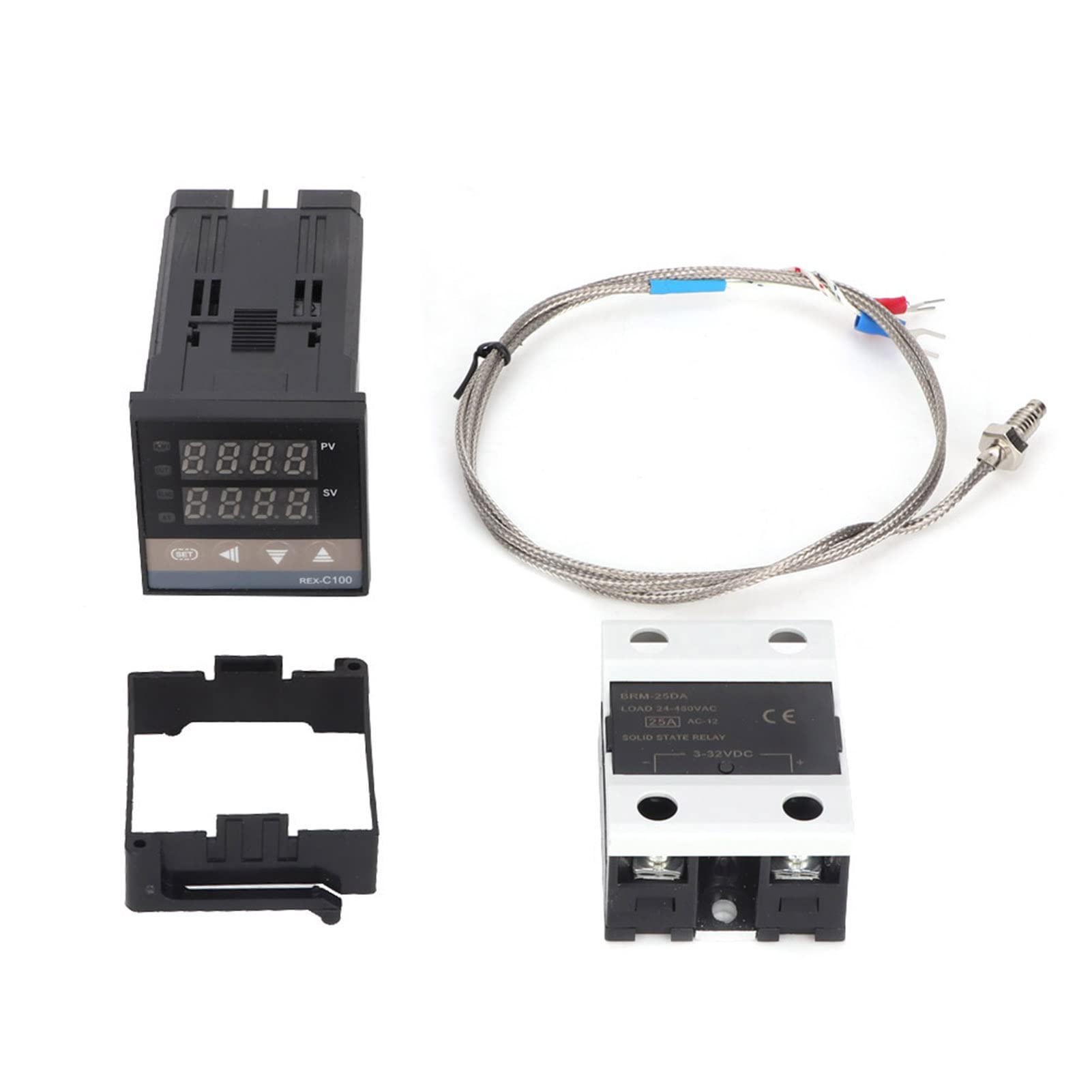 C100FK02 Digital Temperature Controller Kit with LED Display for Electric Power & Chemical Industry - Precise Power & Temperature Control for Industrial Applications