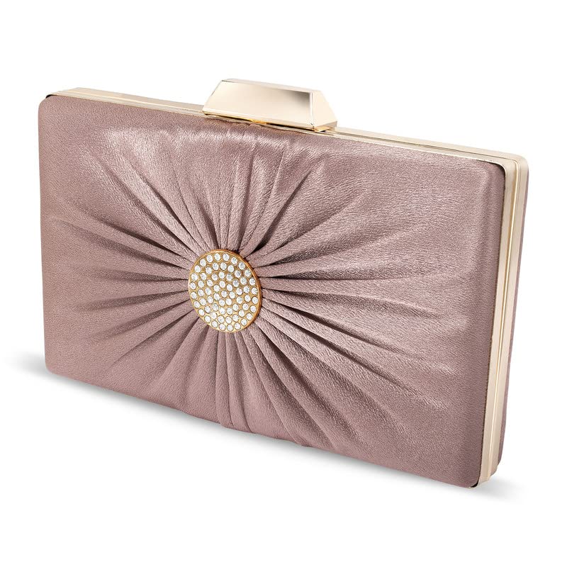Indian Clutch Purse for Women - Handmade Evening Bag for Party & Bridal Occasions
