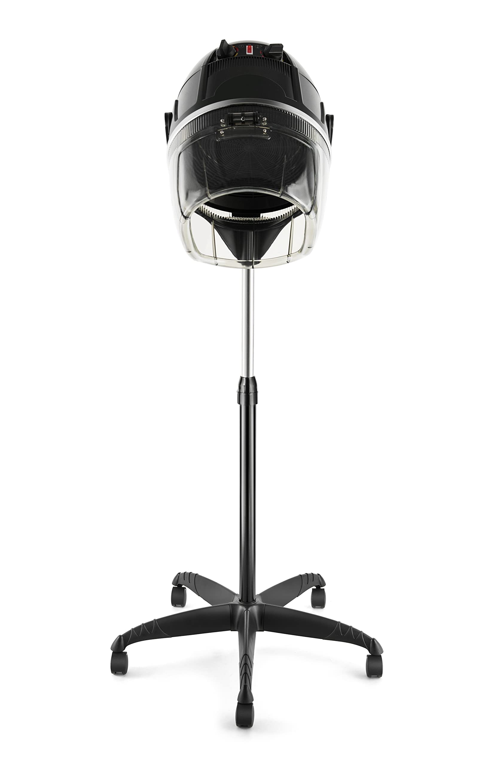 Professional Hair Dryer Stand with Adjustable Height & Rolling Base - Portable Hooded Bonnet Dryer for Salon & Home Use - Perfect for Styling, Drying & Setting Hair