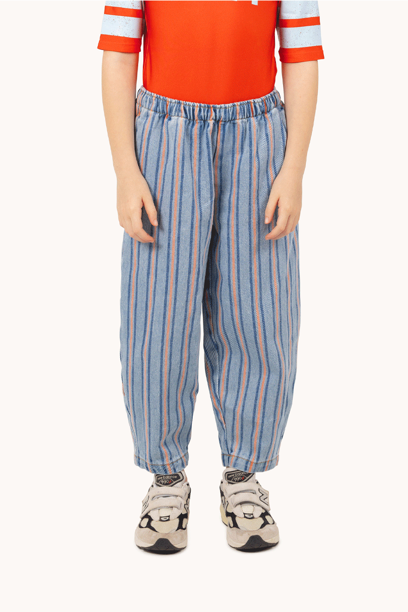 Stylish Striped Multicolor Jeans for Kids by Tinycottons - Perfect for Playdates, School & Family Outfits