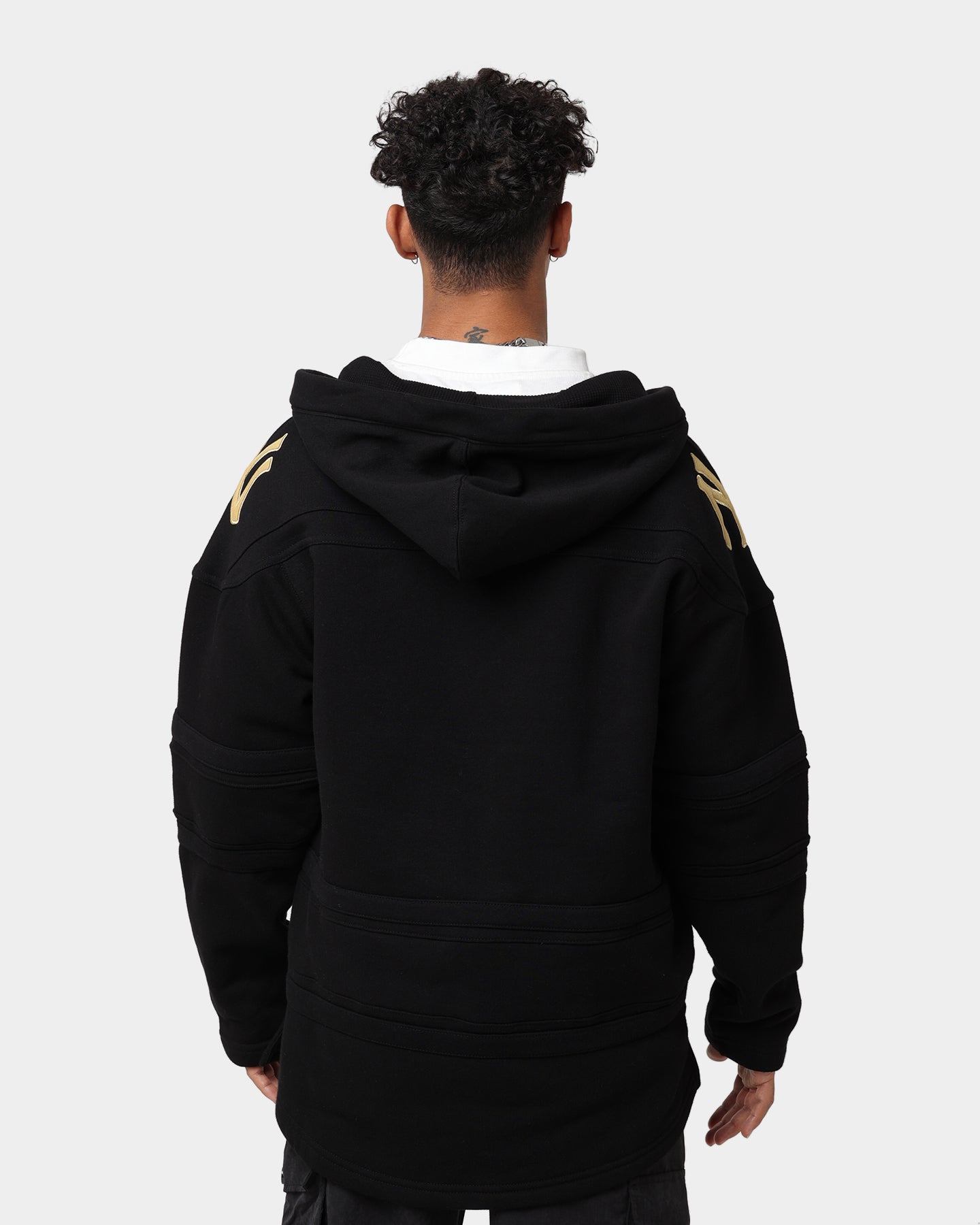 47 Brand New York Yankees Superior Lacer Hoodie - Black & Gold - Men's Baseball Fan Apparel for Game Day & Casual Wear