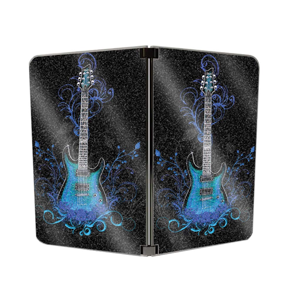 MightySkins Glossy Glitter Skin Cover for Microsoft Surface Duo - Guitar Design | Scratch-Resistant Protective Case with Durable High-Gloss Finish | Easy to Apply & Remove | Made in USA | Perfect for Daily Use, Travel & Style Protection