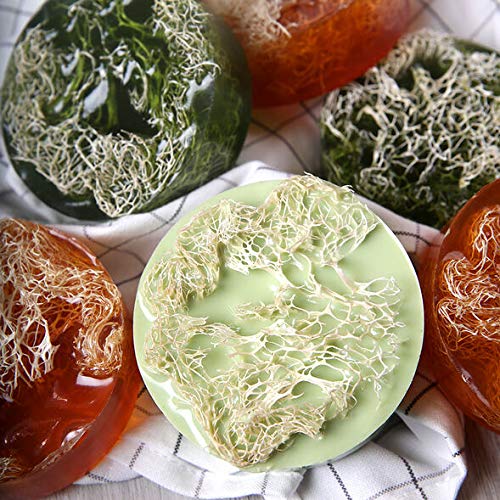 Organic Loofah Soap for Exfoliating & Cleansing - Natural Bath & Shower Body Scrub - Perfect for Spa, Gift Sets & Eco-Friendly Skincare Routine