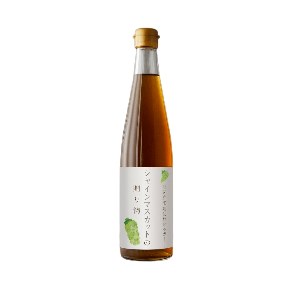 Premium Marushige Shine Muscat Drinking Vinegar 500ml - Organic Grape Vinegar for Digestive Health, Detox & Weight Loss - Perfect for Salad Dressings, Cocktails & Healthy Beverages