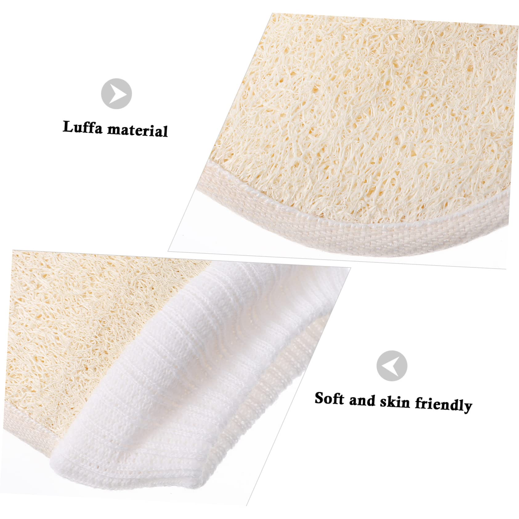 COLLBATH 2-Pack Korean Exfoliating Gloves - Body Scrub Mitts for Neck, Shoulder & Feet - Dead Skin Remover & Bath Exfoliator - Perfect for Spa, Shower & Dry Brushing Routine