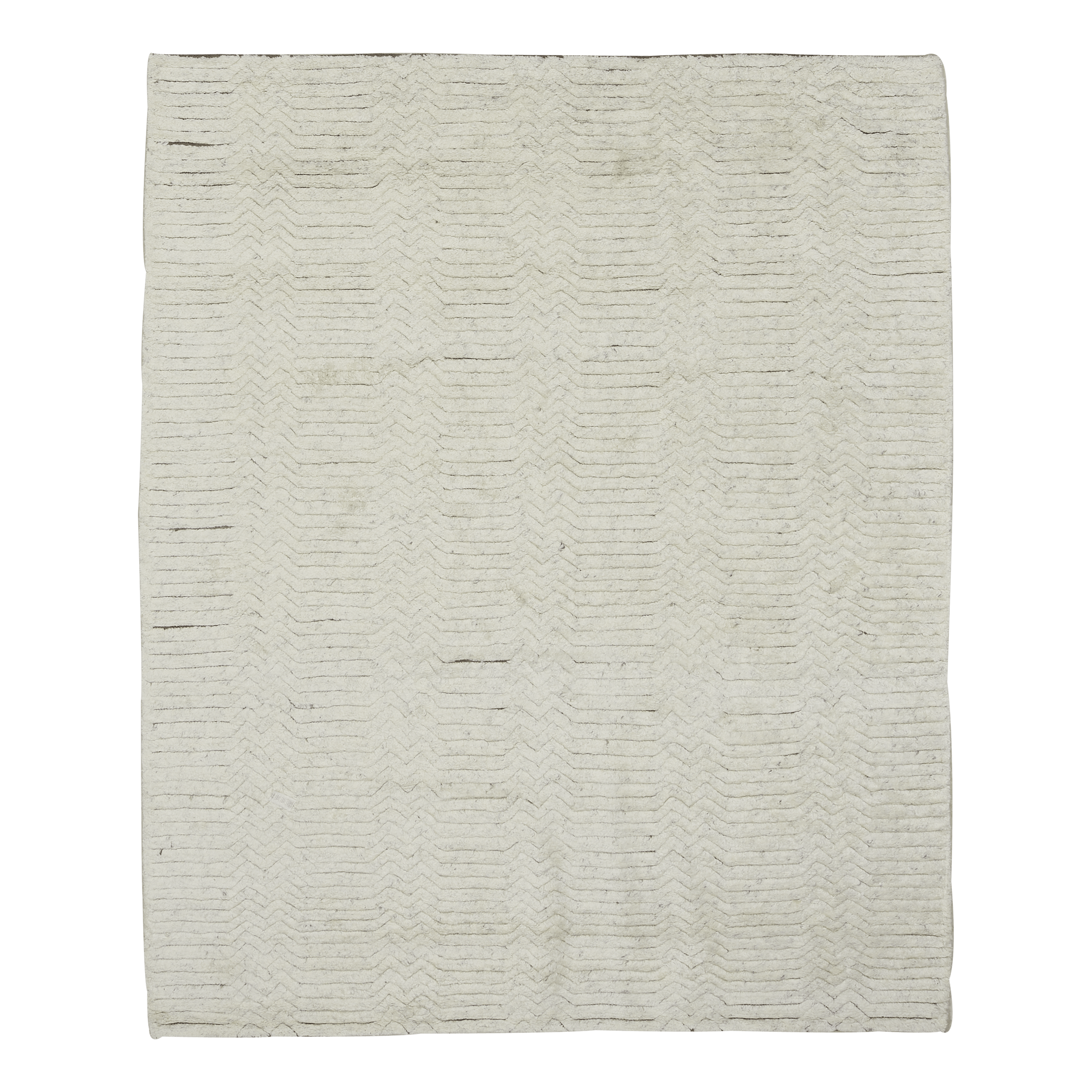Bhalil Ivory/Grey Handmade Moroccan Berber Rug - Boho Chic Area Rug for Living Room, Bedroom & Home Decor