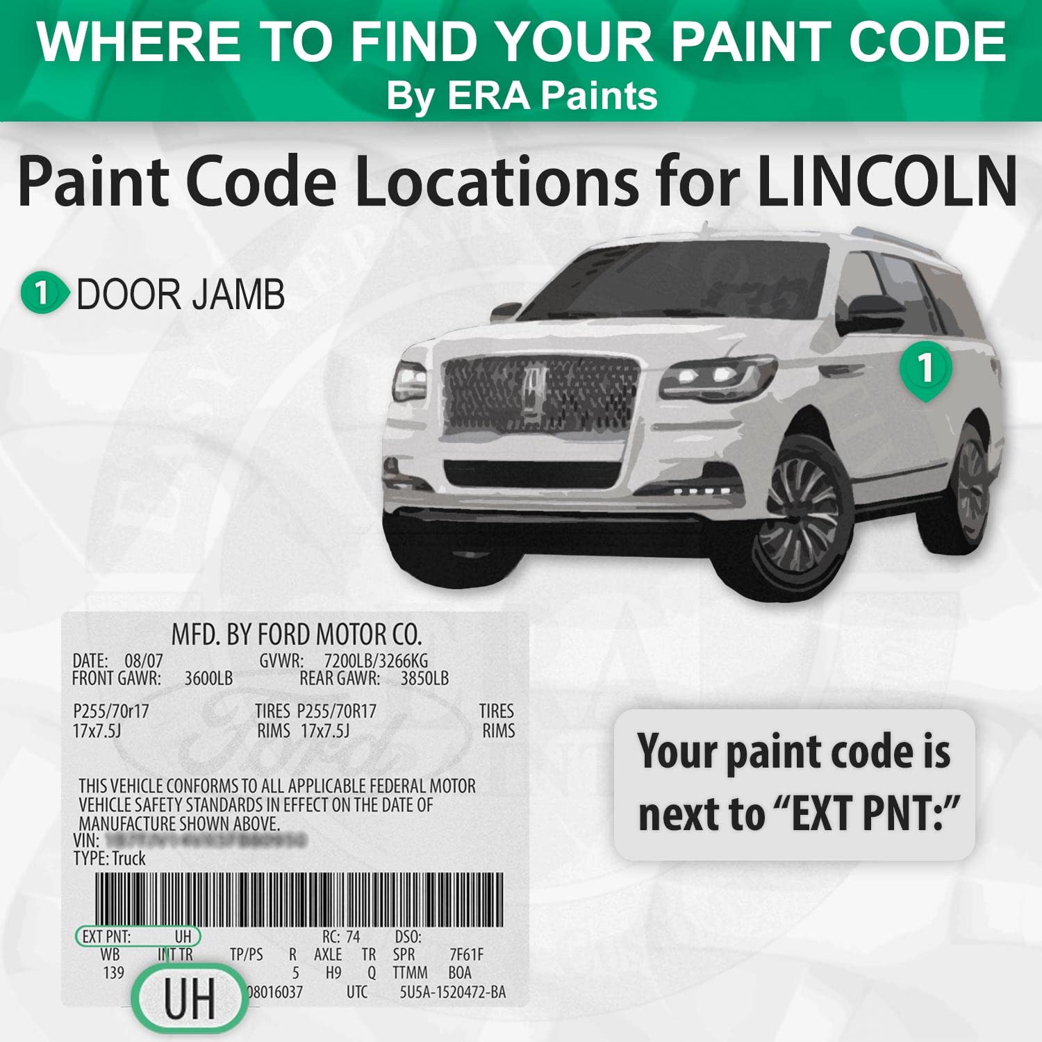 ERA Paints B6/M7425A Rich Copper Metallic Touch Up Paint Spray Kit - Exact Match for LINCOLN Vehicles | Perfect for Car Scratch Repair & Automotive Restoration