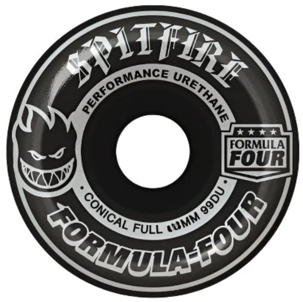 Spitfire F4 99D Conical Full Skateboard Wheels - High Performance for Street & Park Skating