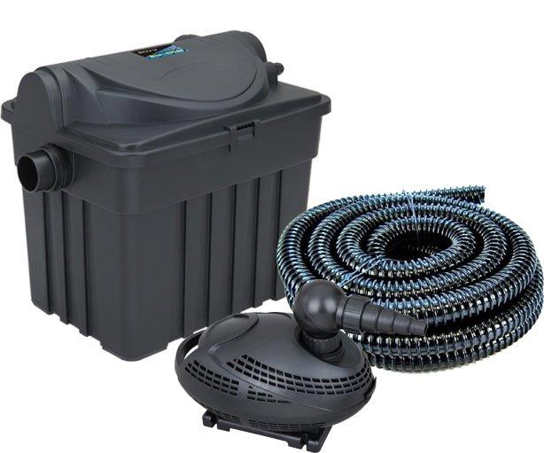 Boyu Garden Pond Bio Filter and Pump with 9W UV Light & Hose Kit YT 6000 - Ideal for Outdoor Koi Ponds, Water Gardens & Fish Tanks