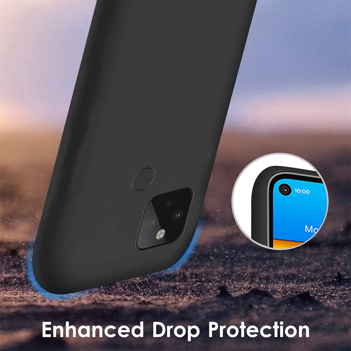 Customized Photo Case for Google Pixel 4A 5G - Personalized Picture Shockproof Silicone Cover (Not Compatible with Pixel 4A) | Soft Candy Design, Protective Phone Case, Perfect Birthday Gift for Her/Him | Ideal for Everyday Use, Travel Protection & Special Occasions