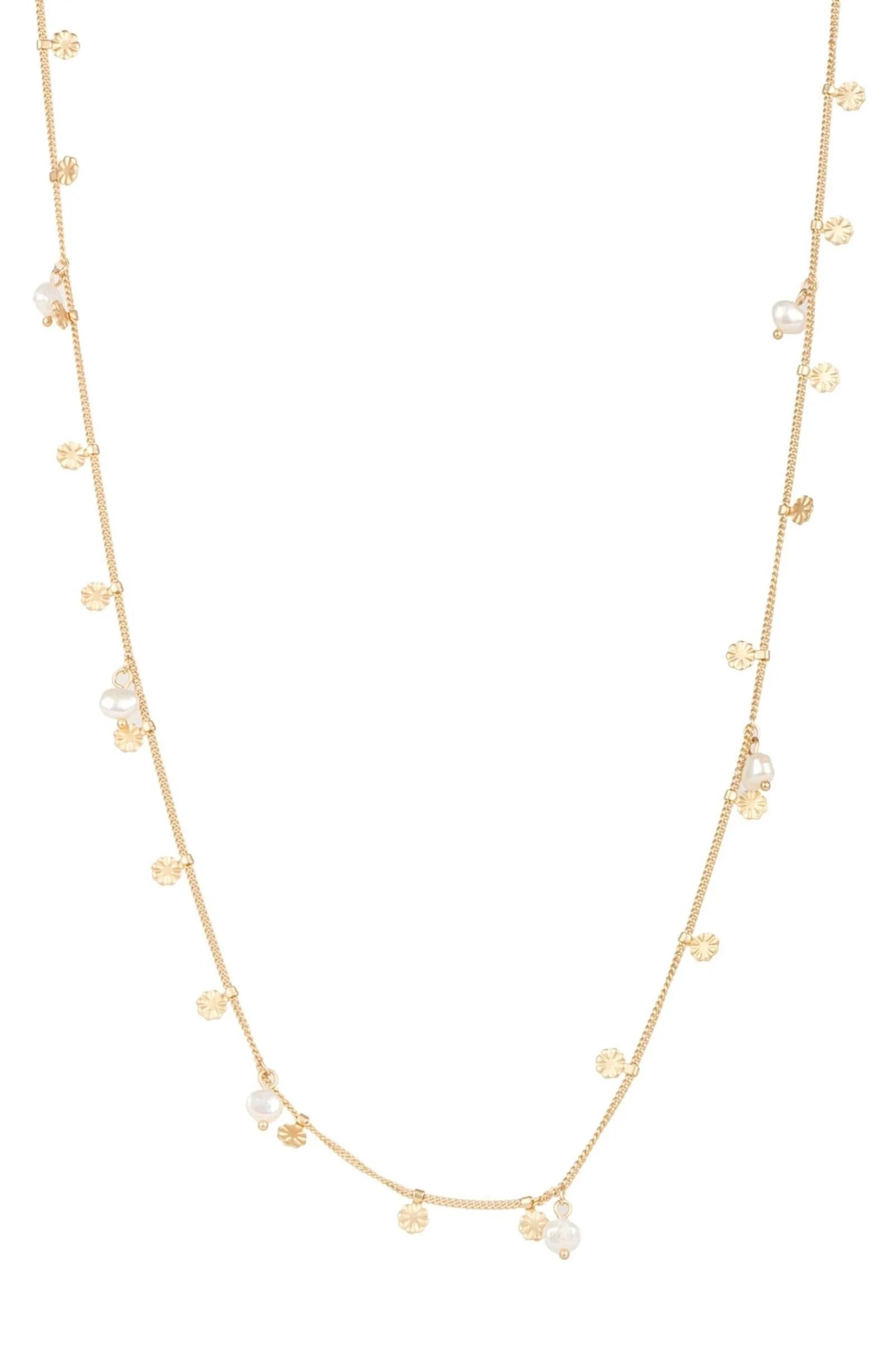 Elegant Pearl Charm Chain Necklace for Women - Dainty Layering Jewelry Gift for Birthday, Anniversary & Valentine's Day - Perfect for Everyday Wear, Date Nights & Special Occasions
