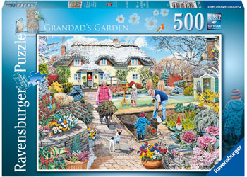 Premium 500-Piece Ravensburger Jigsaw Puzzles - Assorted Designs for Adults & Kids - Perfect for Family Game Nights & Stress Relief