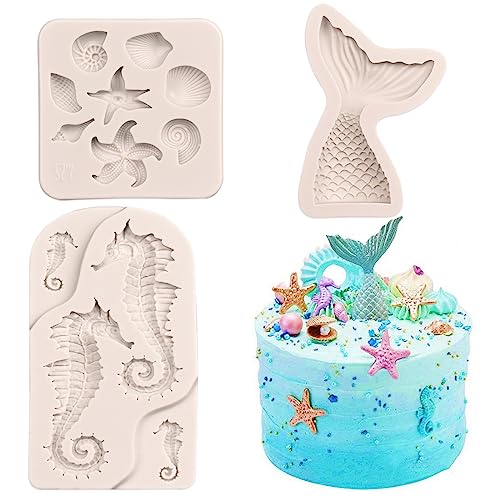 White Marine Theme Molds