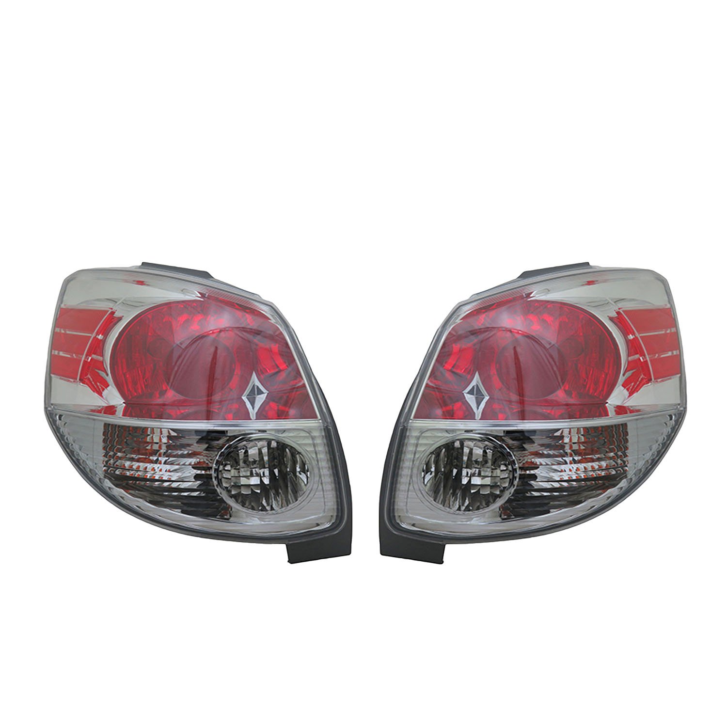 New Pair of LED Tail Lights Compatible with Toyota Matrix 2005-2008 - Replacement for OEM Part Numbers 81560-02322, 8156002322, 81550-02322, 8155002322 - Enhance Safety & Style for Night Driving