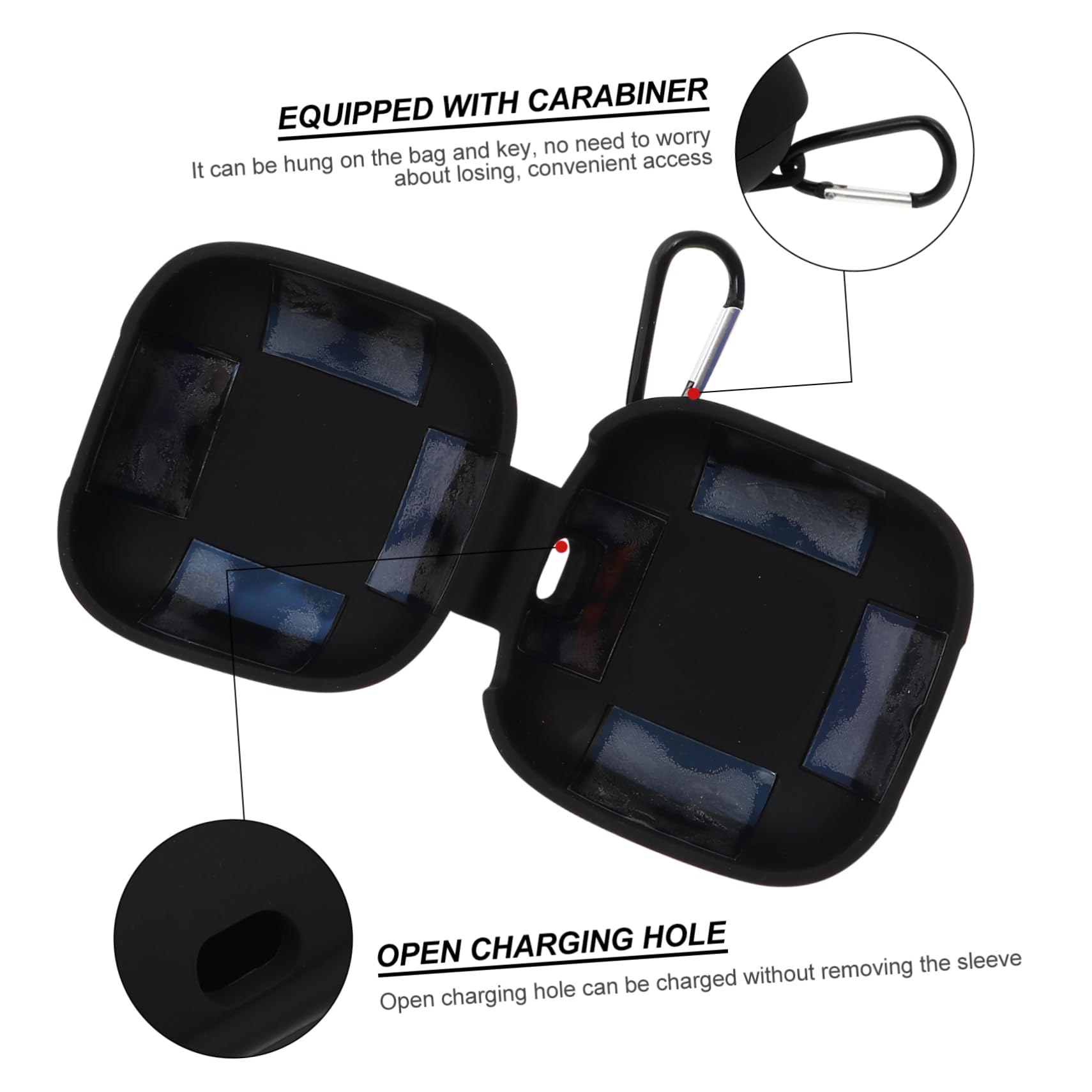 Veemoon Premium Hard Shell Charger Case for Earphones - Durable Headset Storage Bag & Holder - Perfect for Travel, Gym, and Office Organization