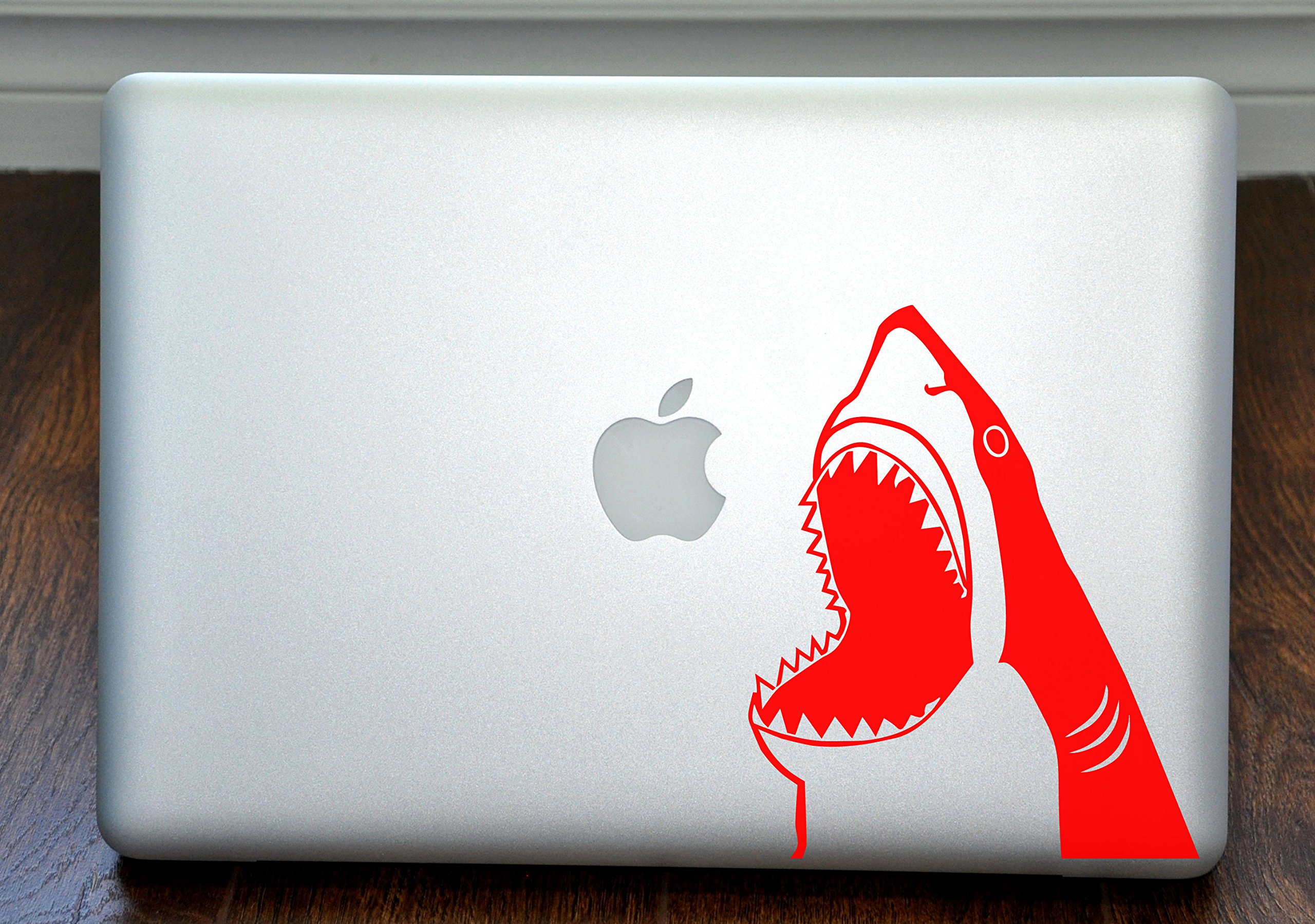 Shark Jumping Out of Water Vinyl Decal Sticker for 13 Inch Laptop - Durable, Waterproof Laptop Skin for MacBook, Dell, HP - Perfect for Office, School, Travel & Gaming Setups