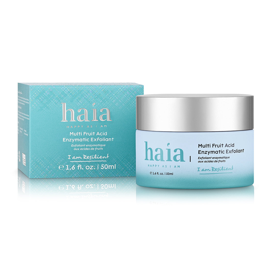 haia I am Resilient Multi Fruit Acid Enzymatic Exfoliant - Gentle Chemical Peel for Brightening & Smoothing Skin | Perfect for Acne-Prone & Sensitive Skin Care Routine